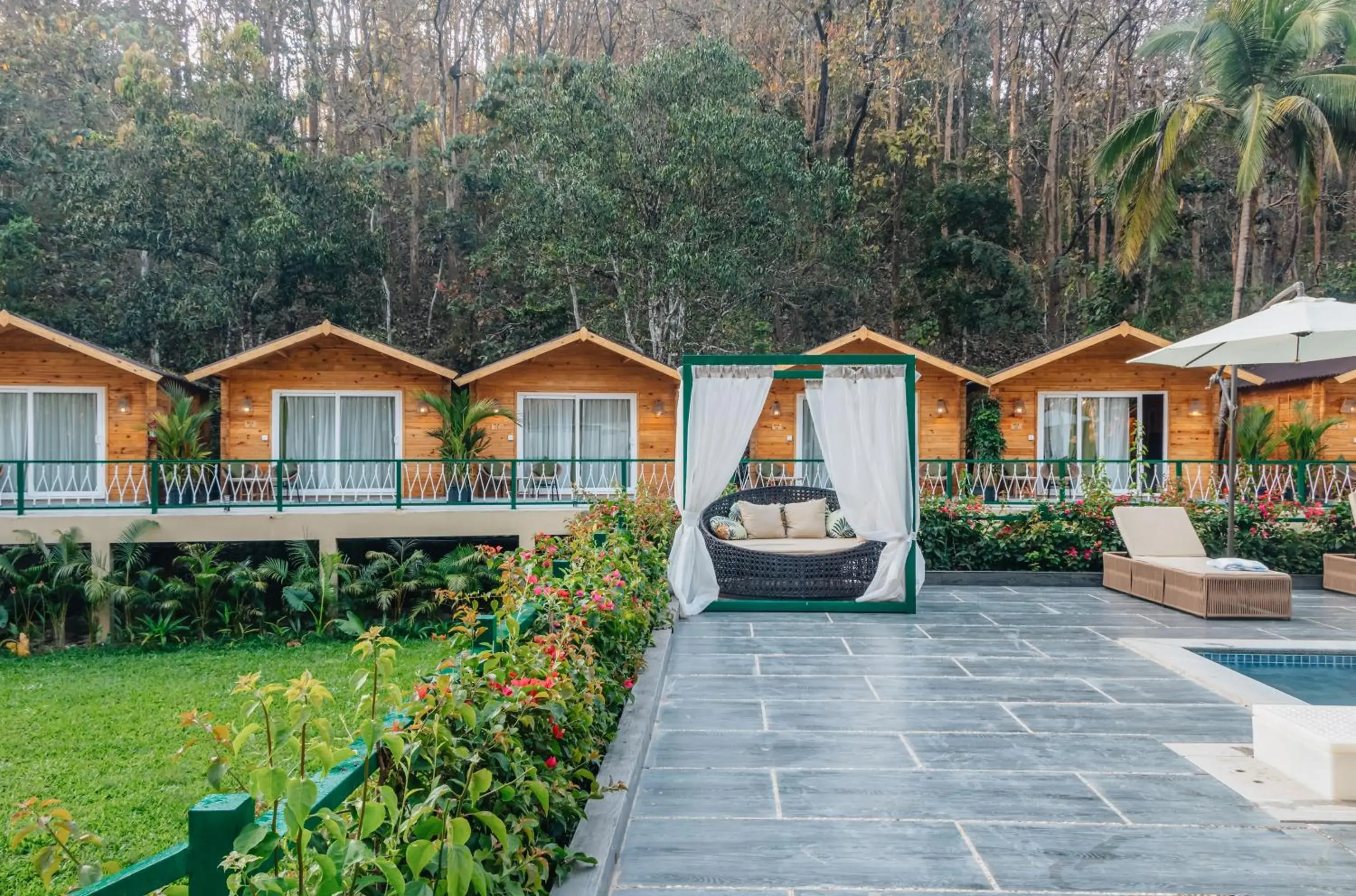 Facade/entrance in Stone Wood Premier Dandeli Facade/entrance in Stone Wood Premier Dandeli