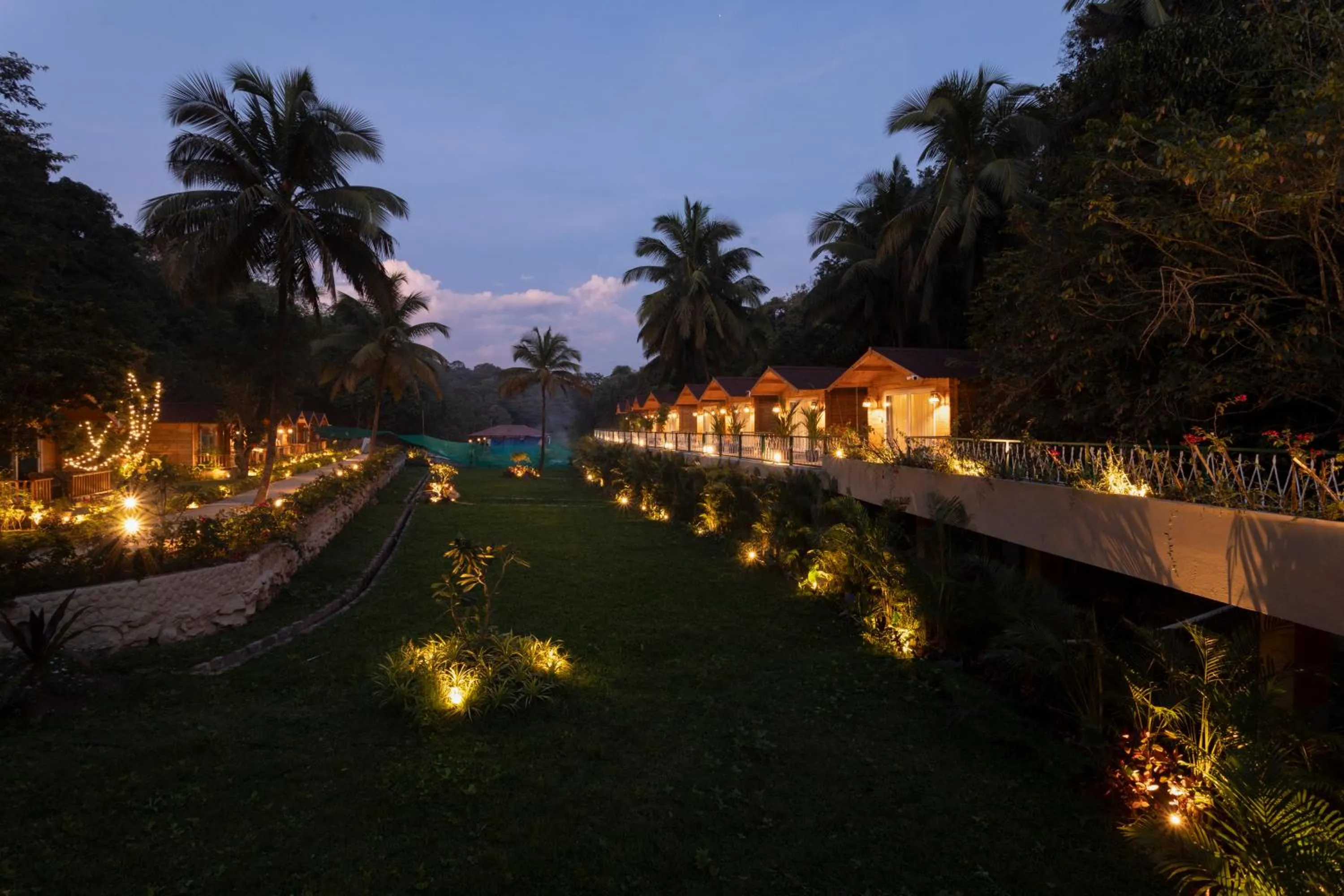 Night in Stone Wood Premier Dandeli