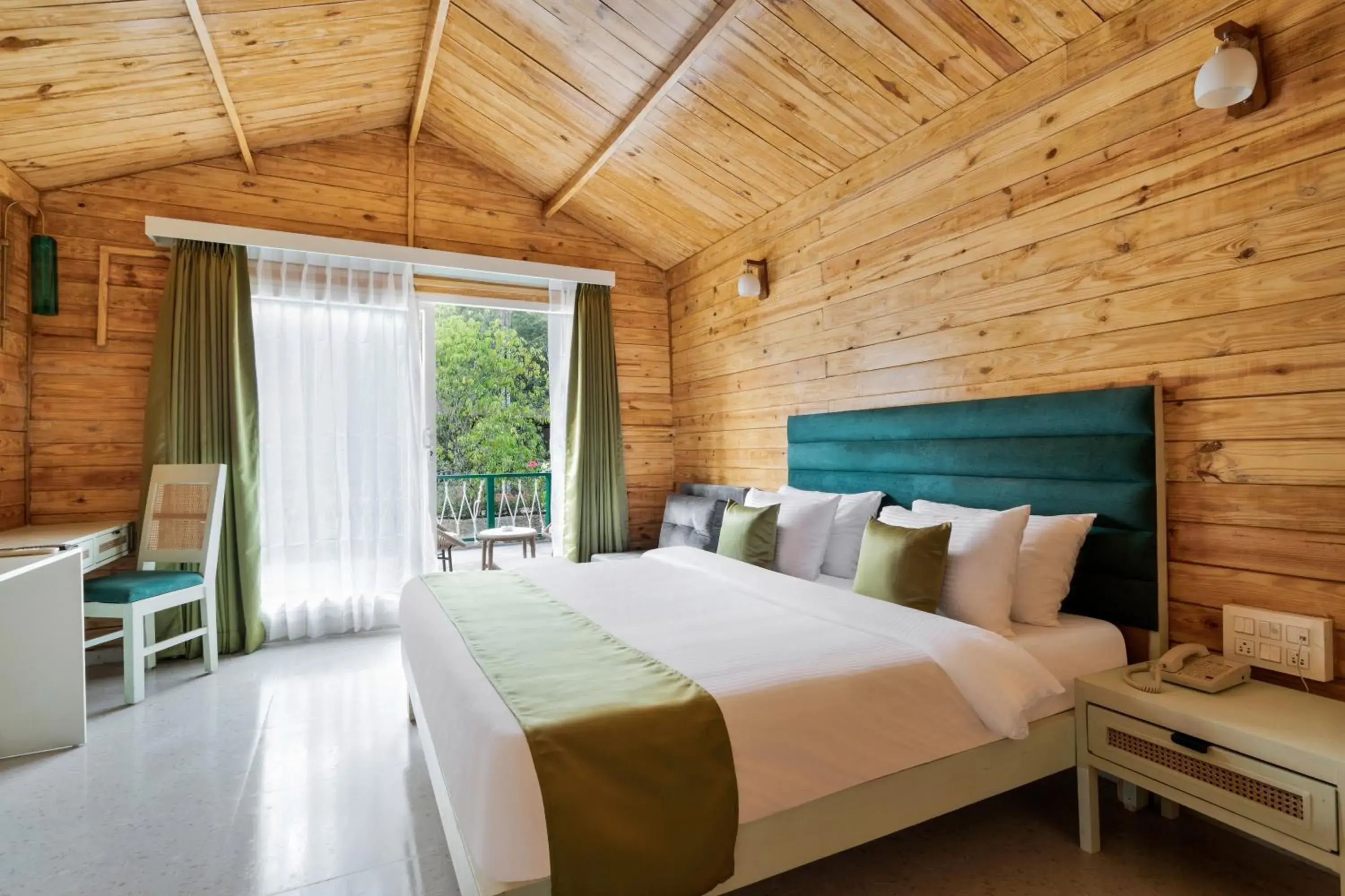 Bed in Stone Wood Premier Dandeli Bed in Stone Wood Premier Dandeli