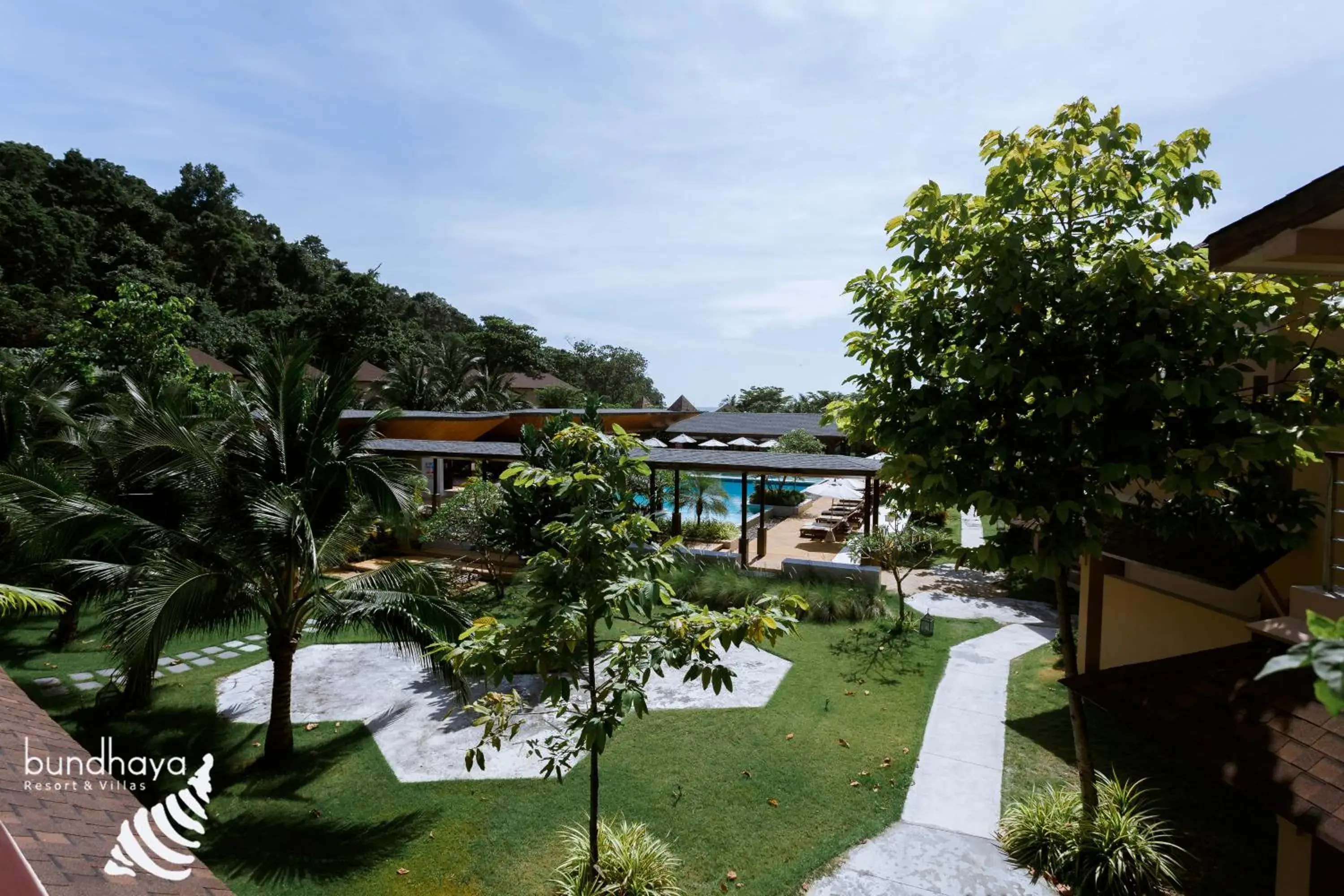 Pool view in Bundhaya Villas Pool view in Bundhaya Villas