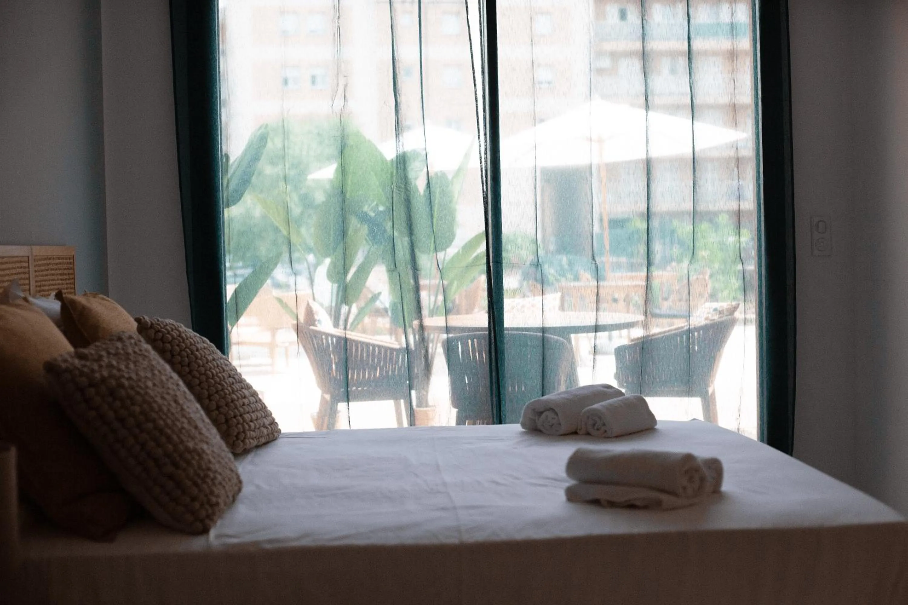 Bed in Hôtel A Stretta