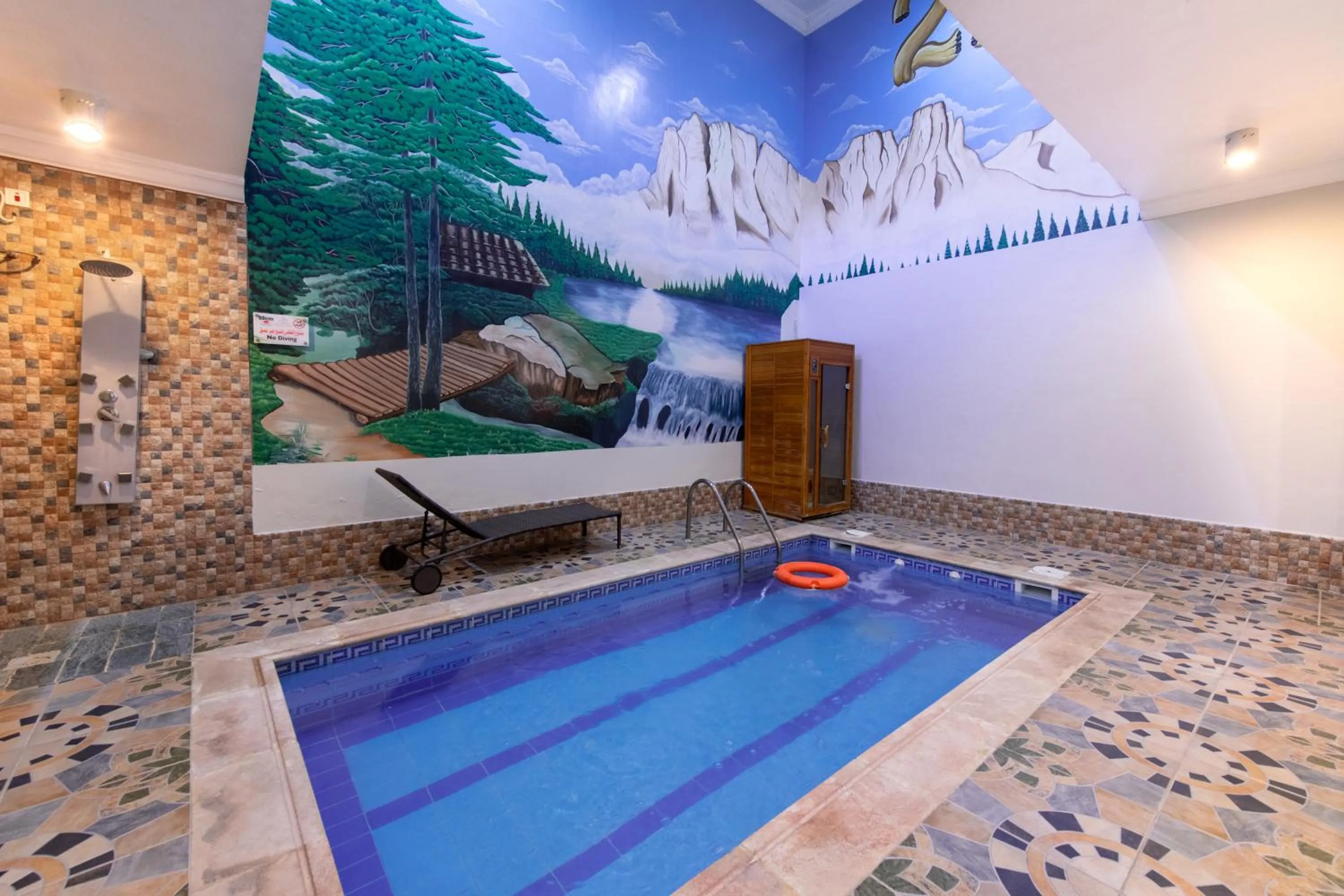 Pool view in Meral Oasis Resort Taif