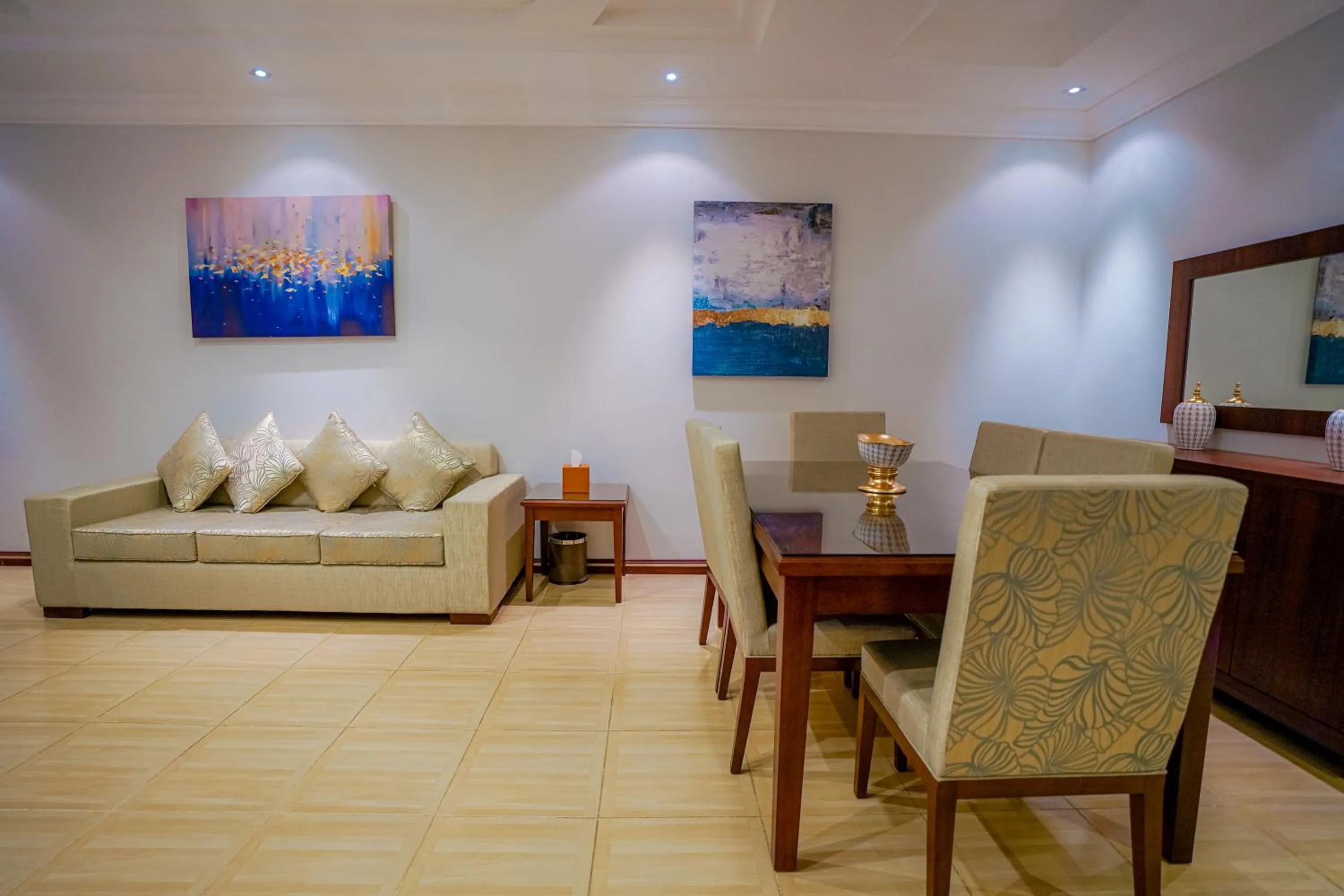 Living room in Meral Oasis Resort Taif