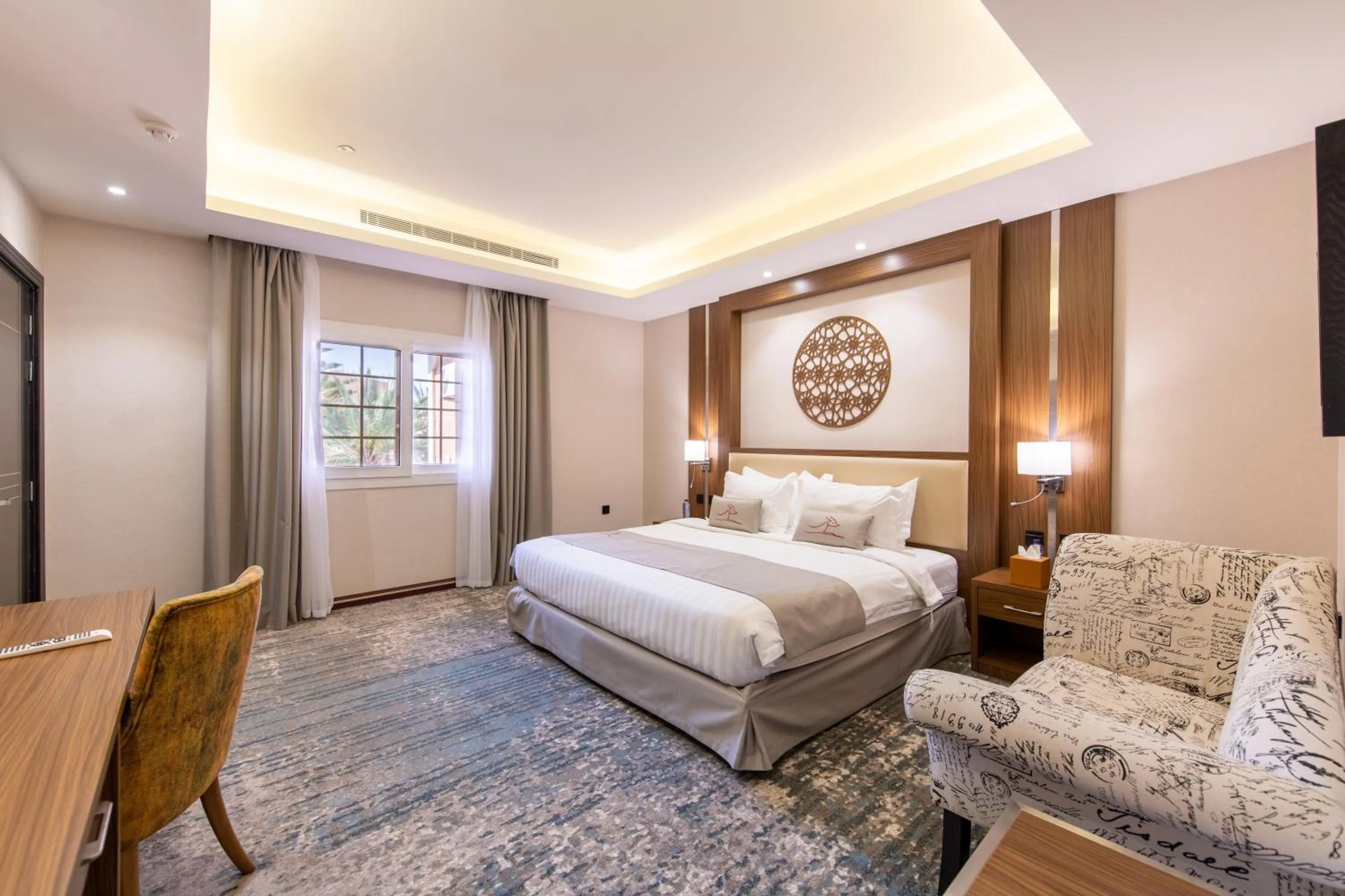 Bed in Meral Oasis Resort Taif