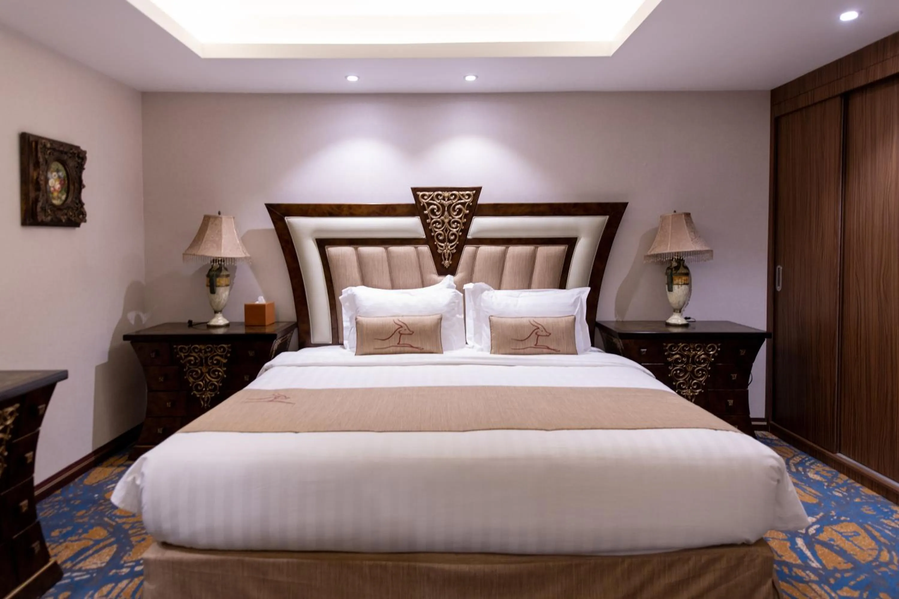 Bed in Meral Oasis Resort Taif