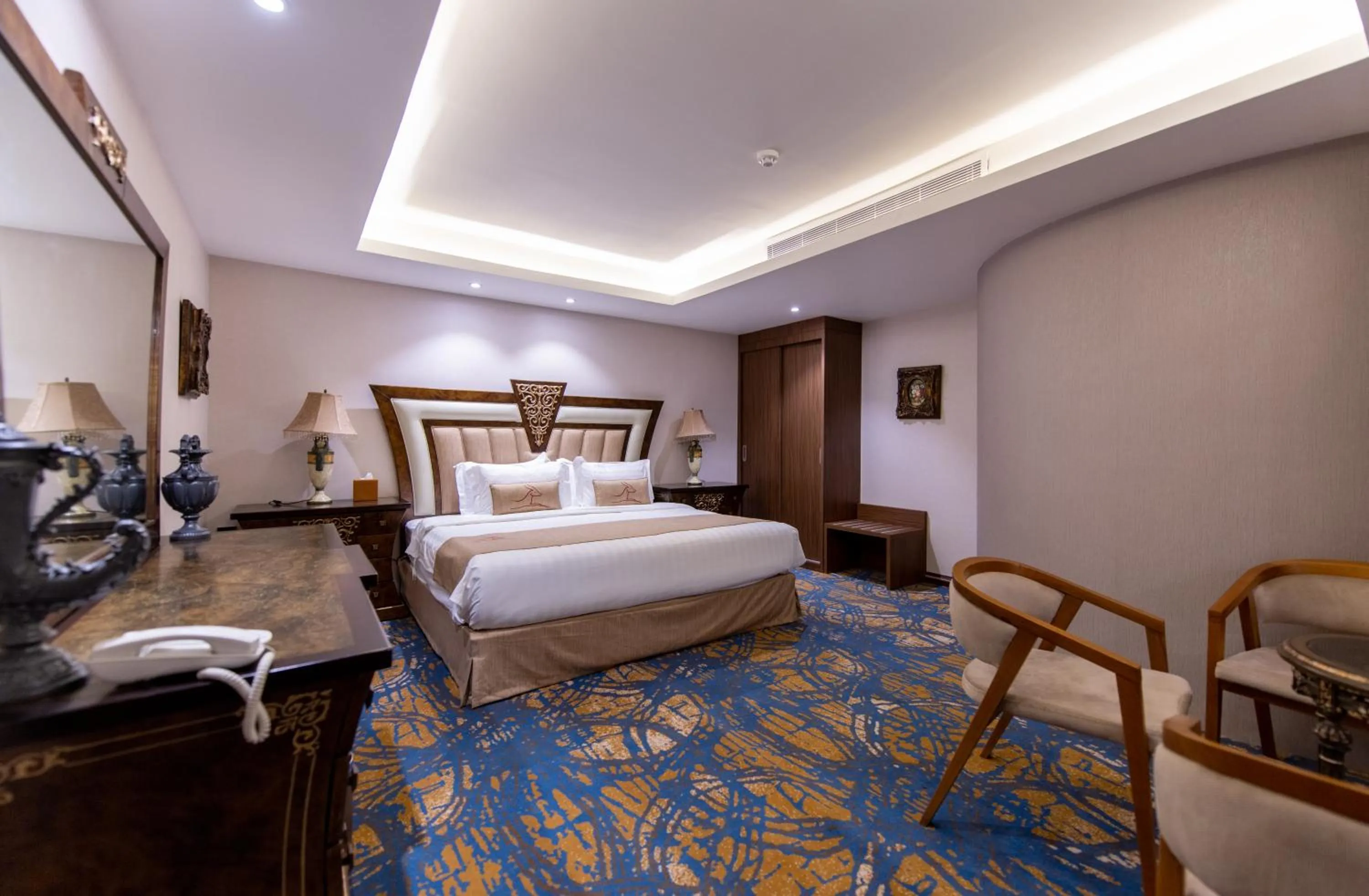 Bed in Meral Oasis Resort Taif