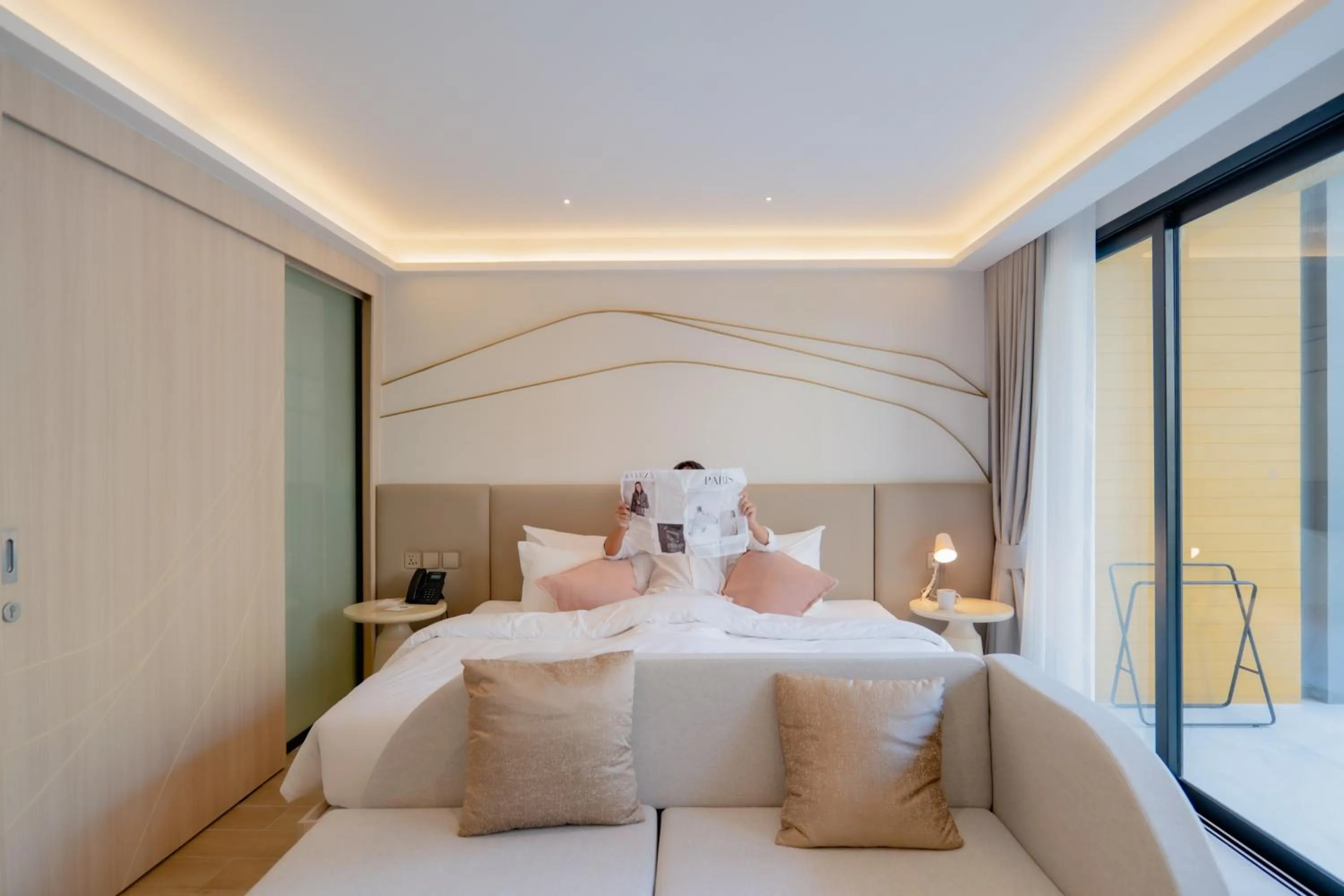 Bed in Wyndham Garden Naithon Phuket