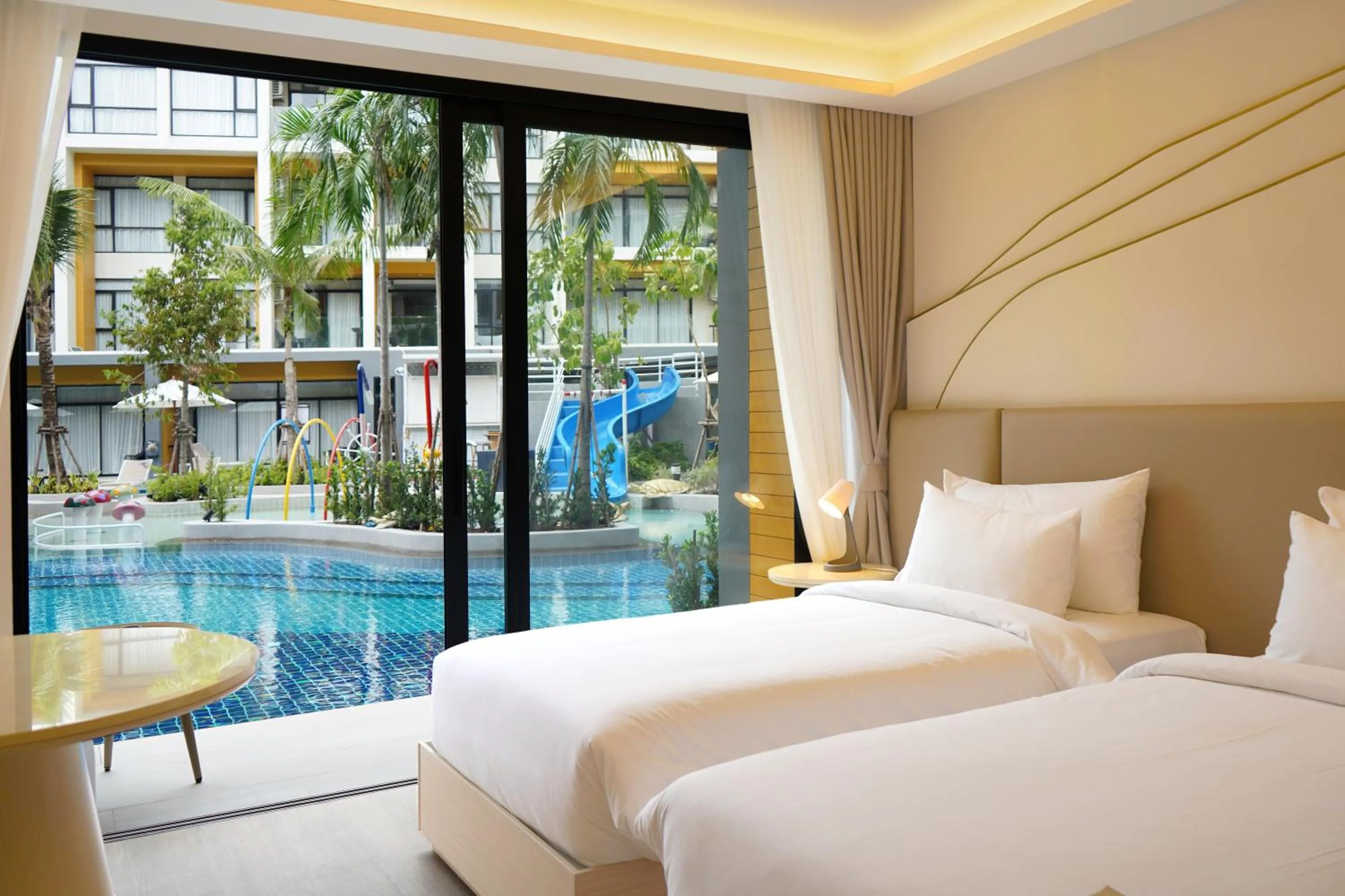 Bedroom, Bed in Wyndham Garden Naithon Phuket