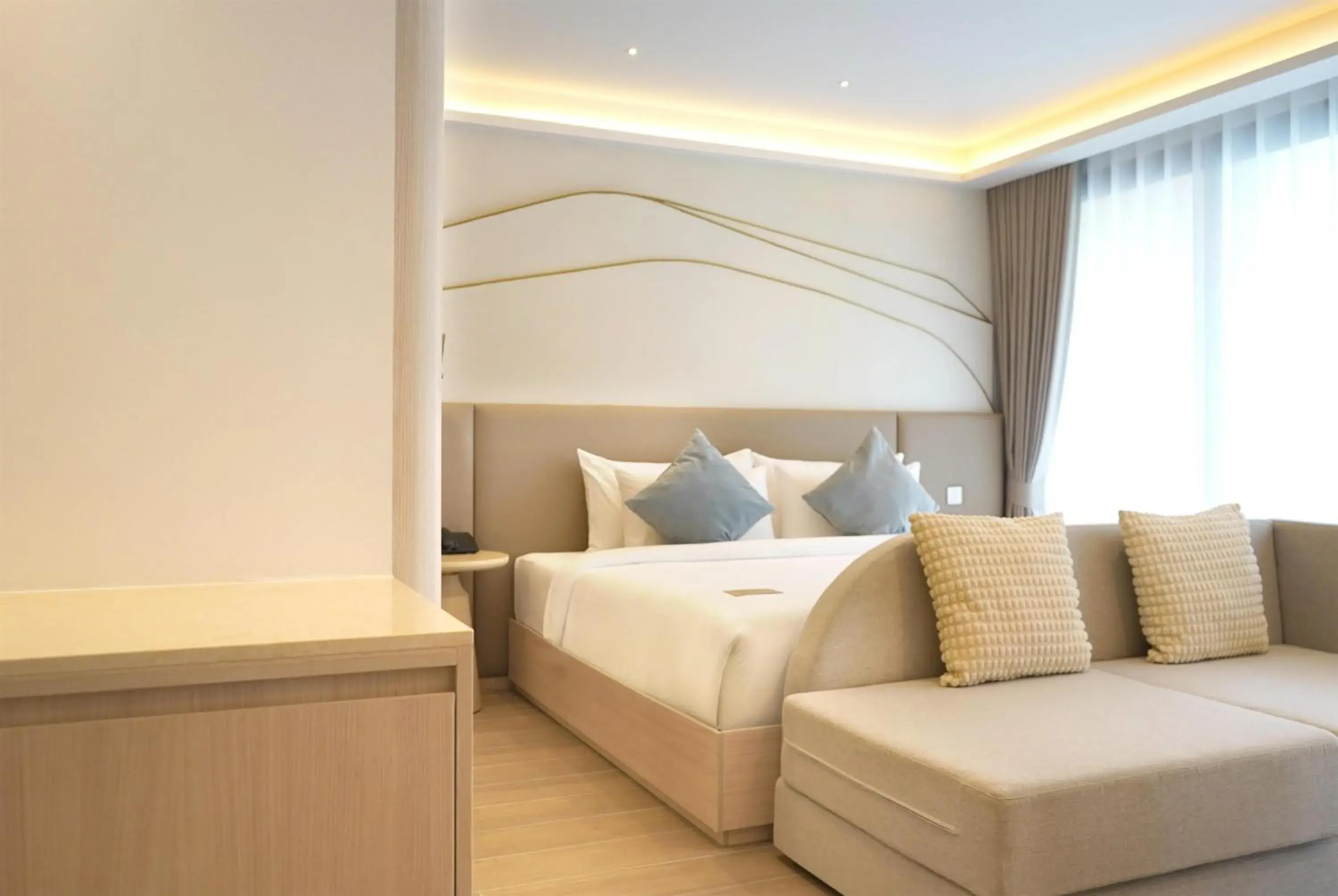 Bedroom, Bed in Wyndham Garden Naithon Phuket Bedroom, Bed in Wyndham Garden Naithon Phuket