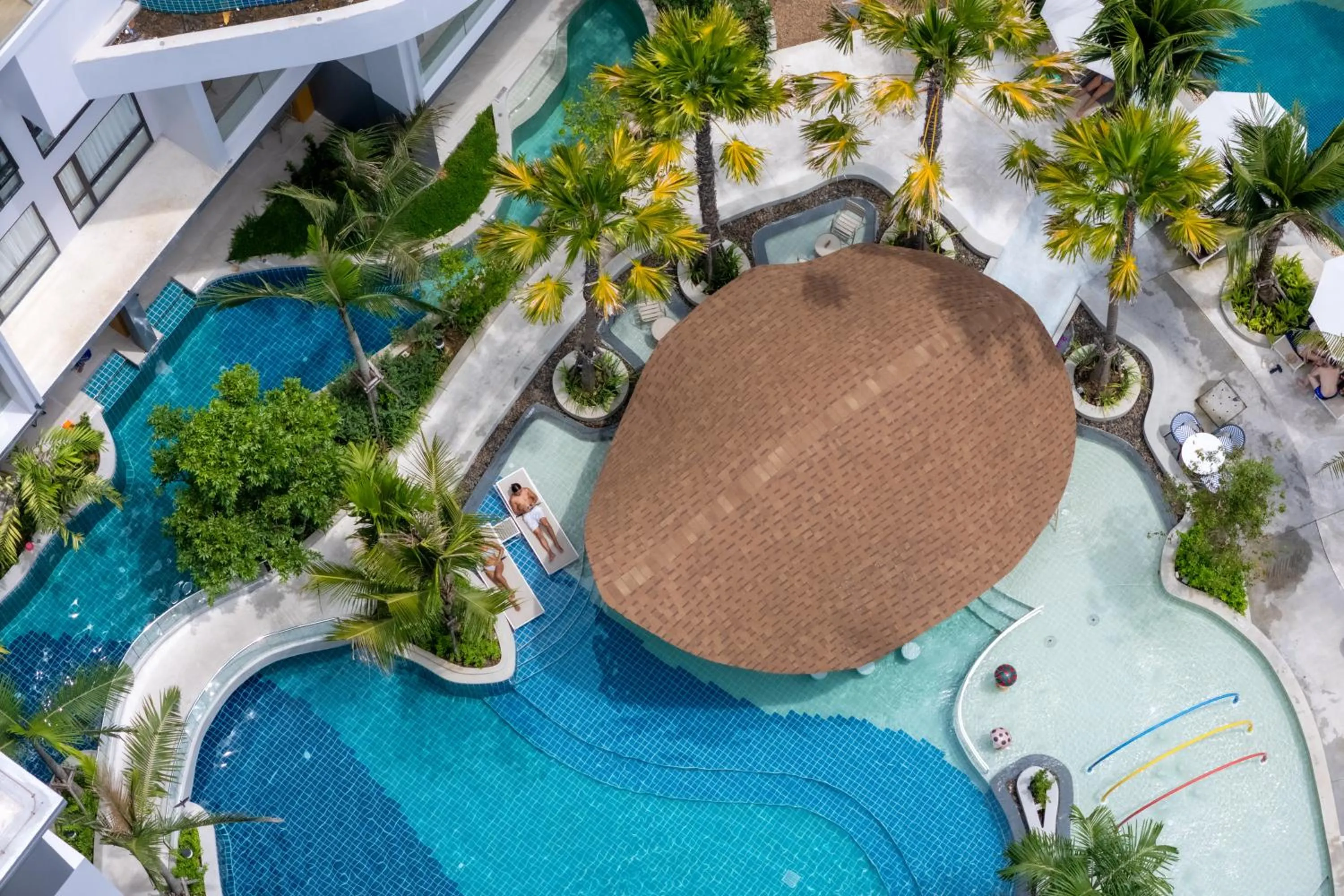 Pool view in Wyndham Garden Naithon Phuket