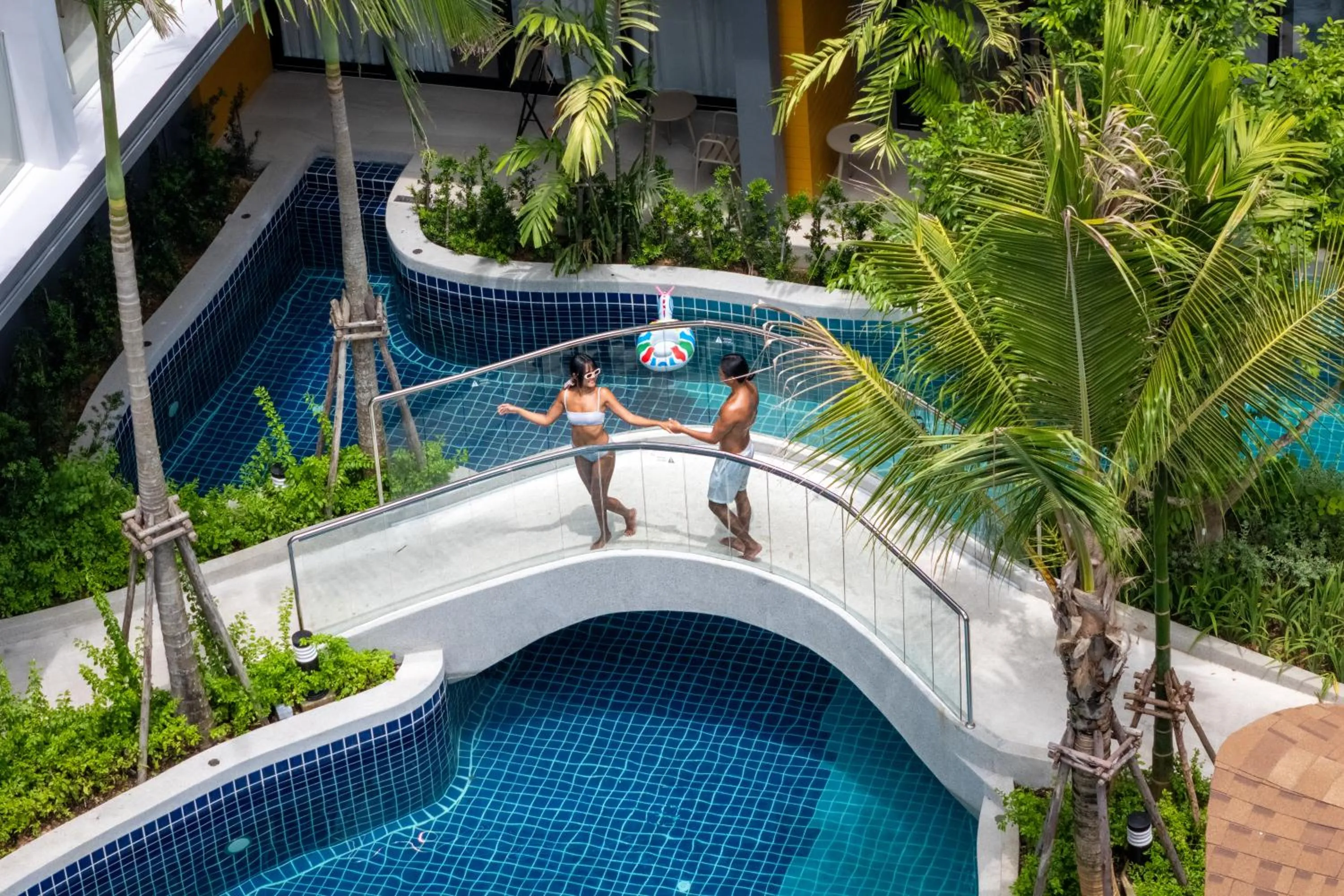 Pool view in Wyndham Garden Naithon Phuket