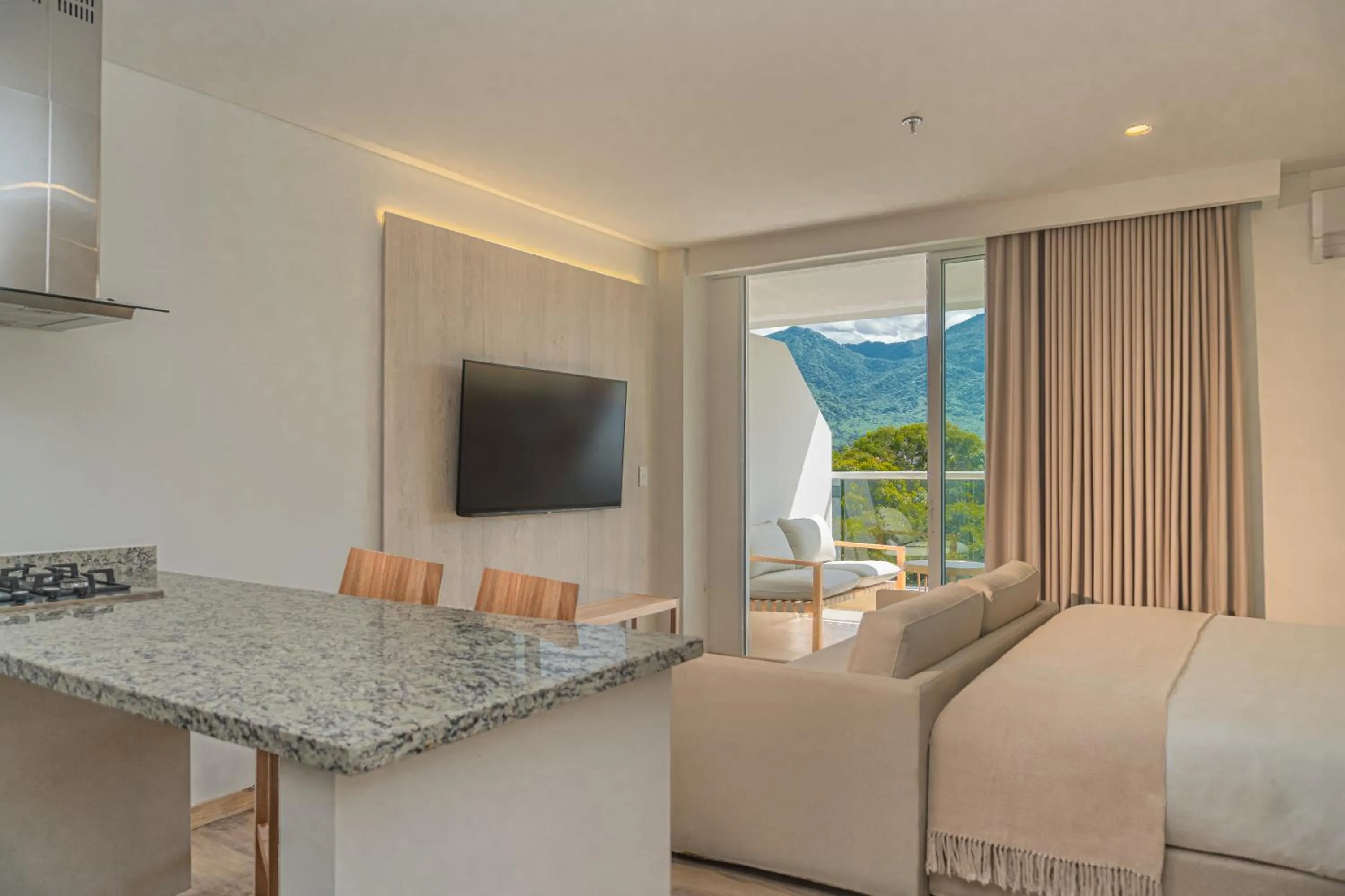 room service, Bed in Wyndham Residences Santa Marta Aluna Beach Club