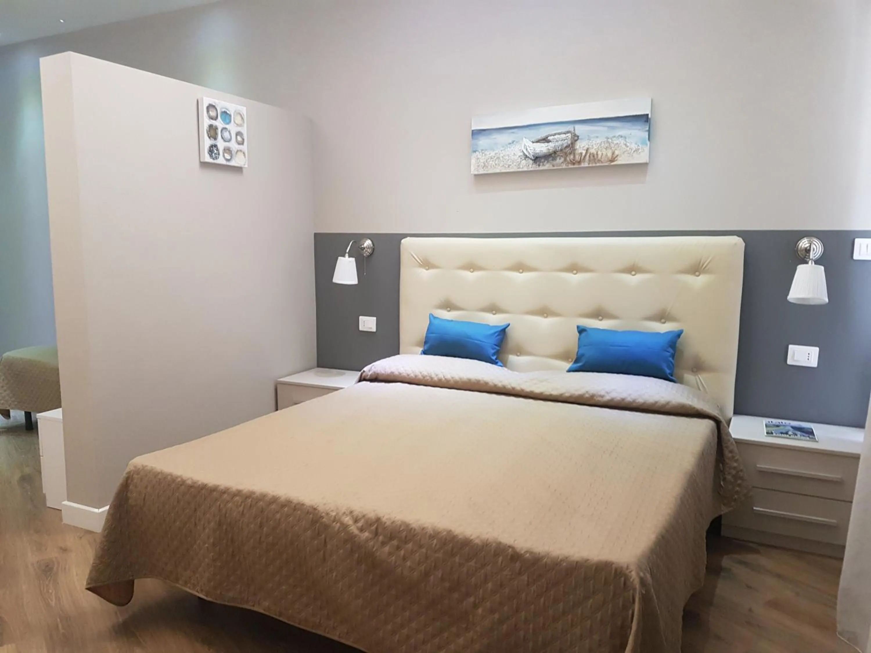 Bed in La Baita Del Re Resort