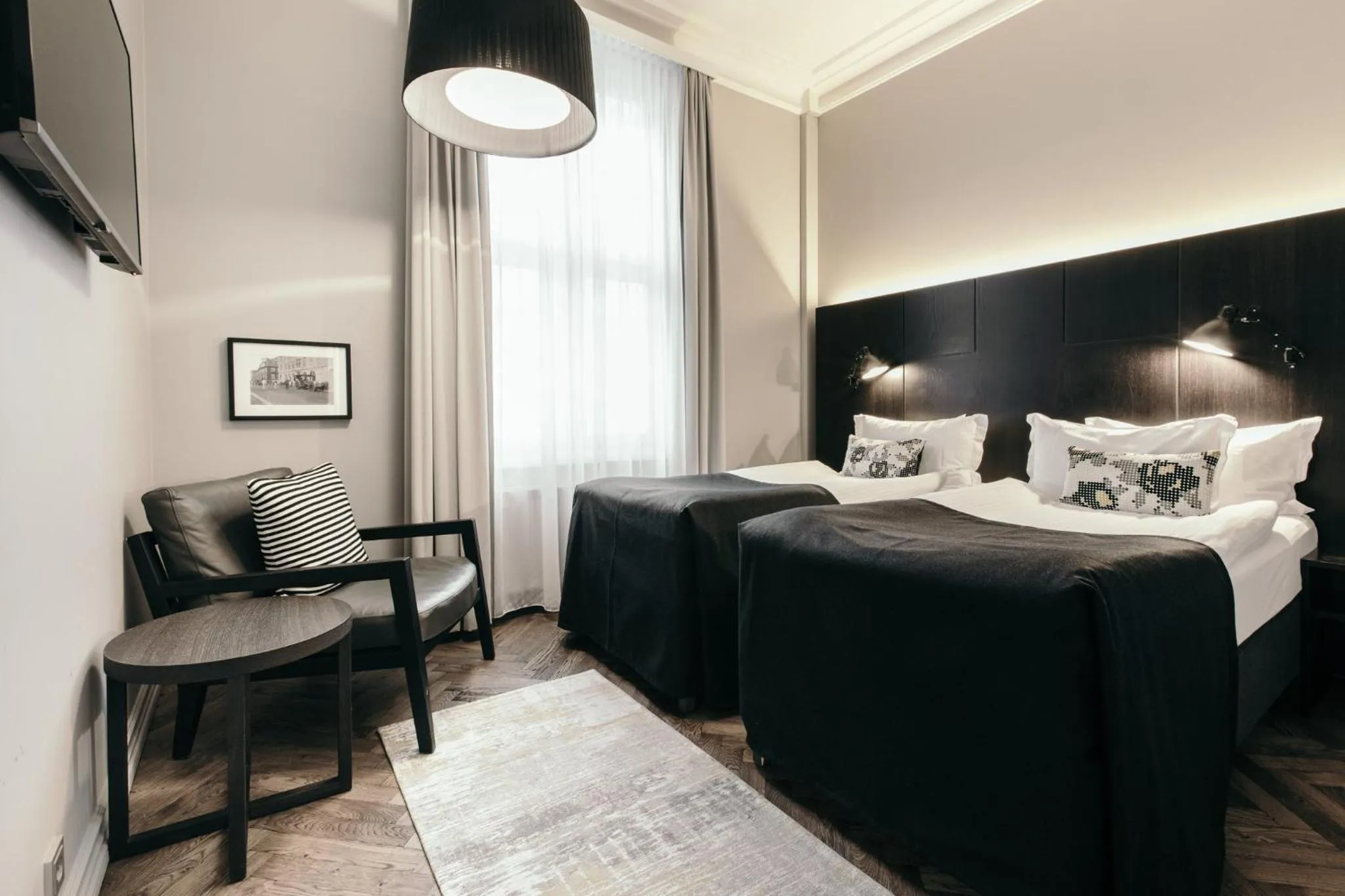 Bedroom, Bed in Apótek Hotel Reykjavík by Keahotels