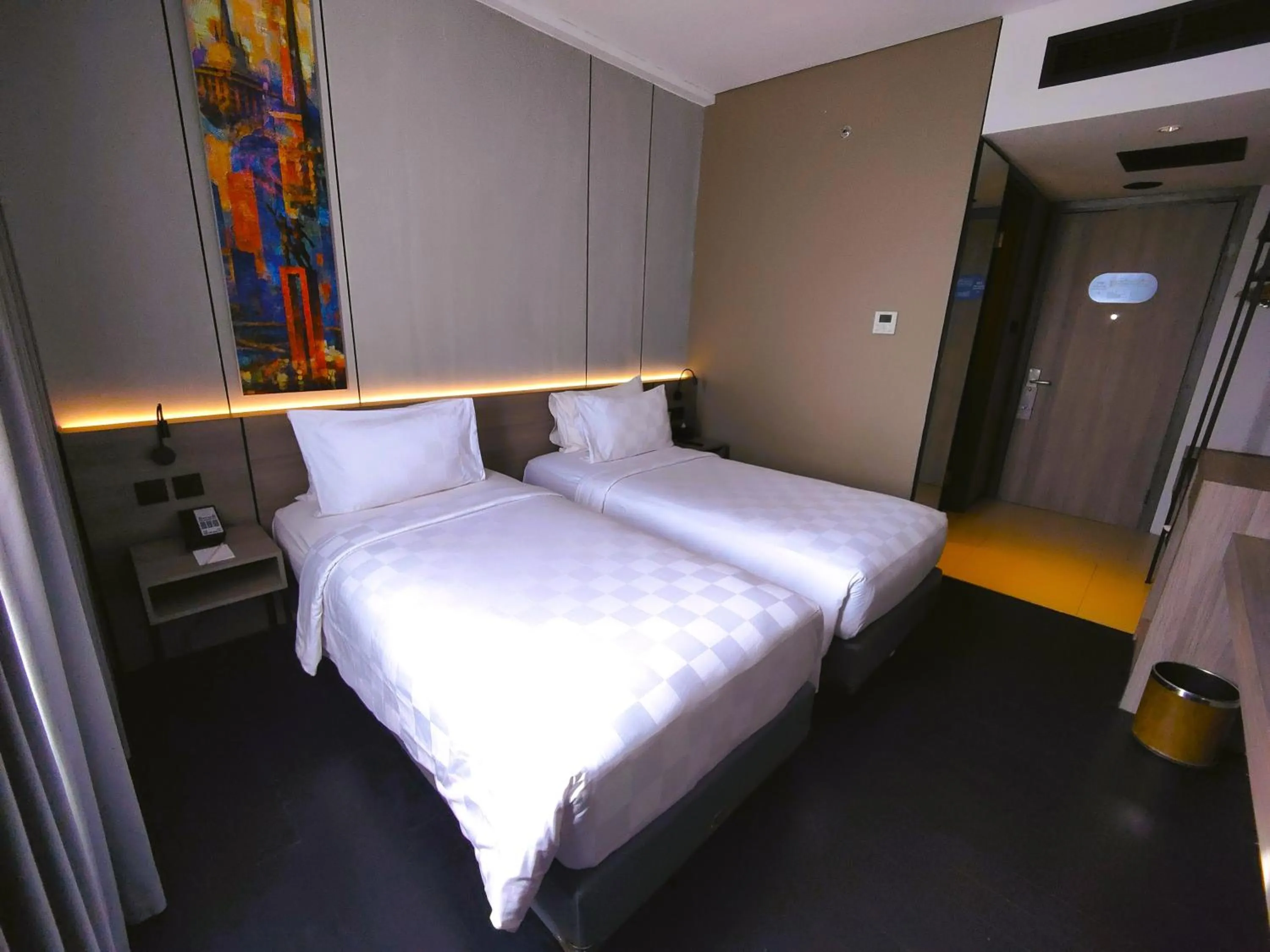 Bedroom, Bed in Citadines Connect Airport Jakarta Hotel