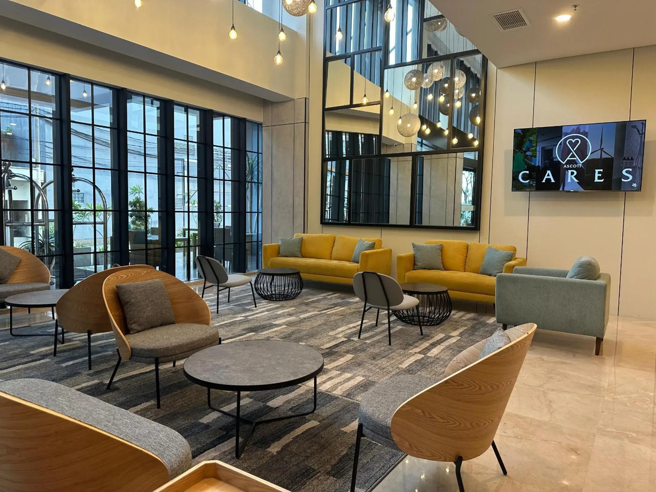 Living room in Citadines Connect Airport Jakarta Hotel Living room in Citadines Connect Airport Jakarta Hotel