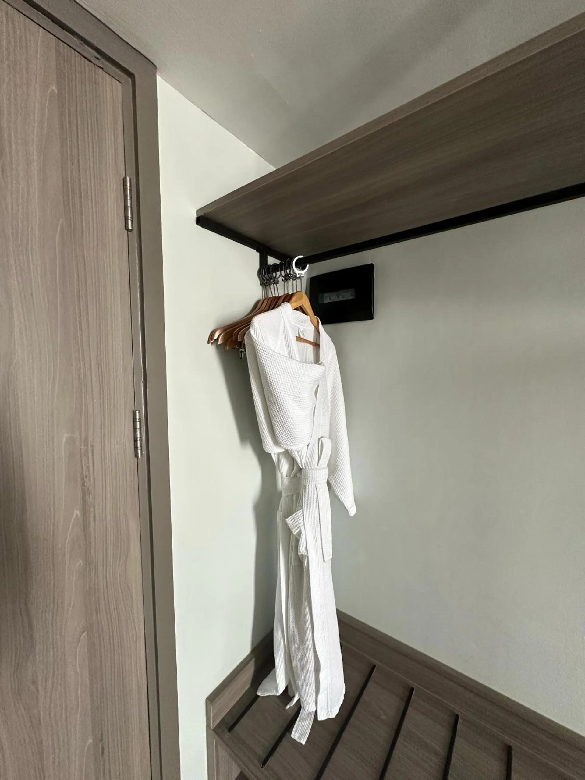 wardrobe in Citadines Connect Airport Jakarta Hotel