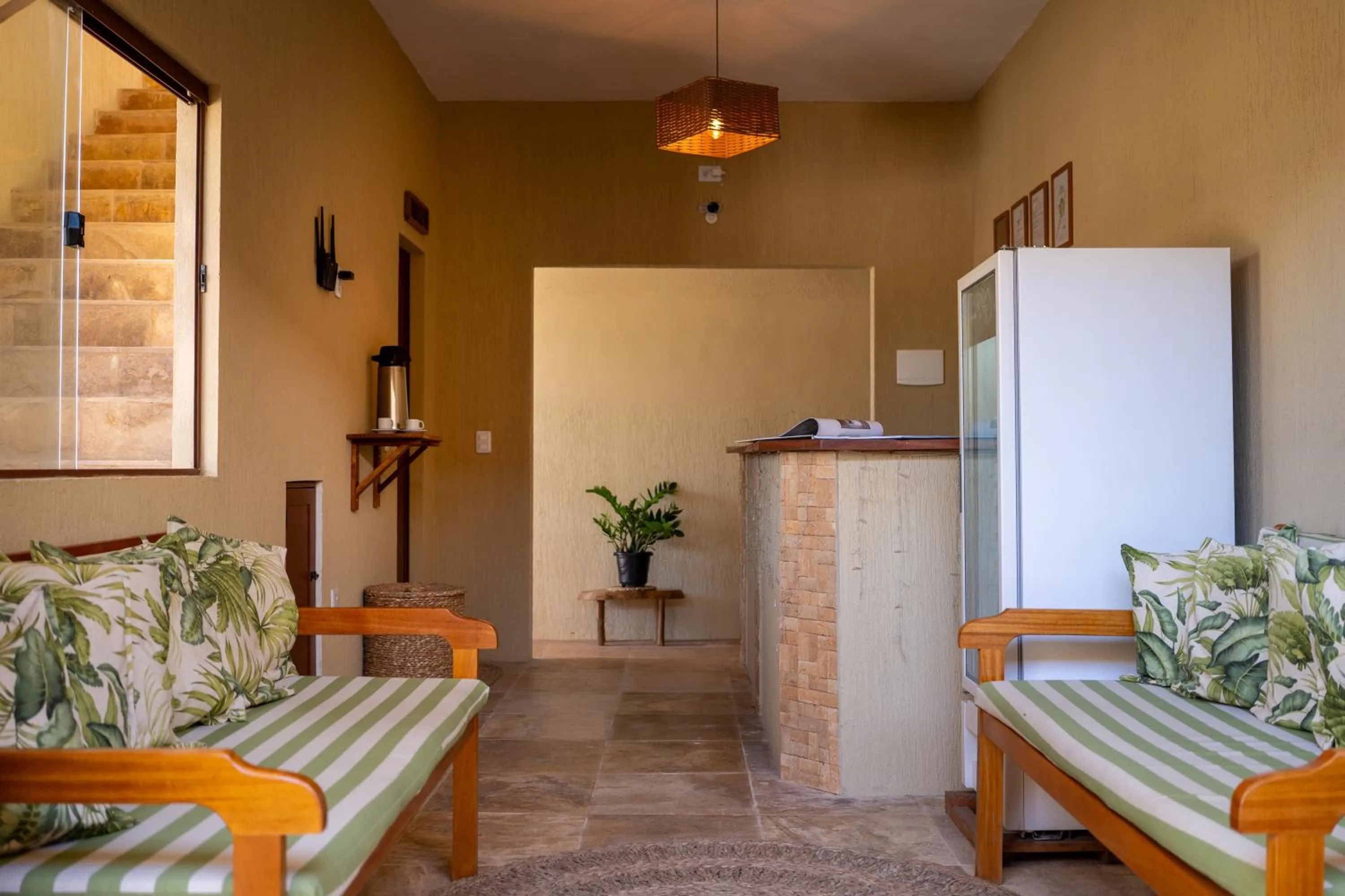 Lobby or reception in Pousada Rota do Kite Preá