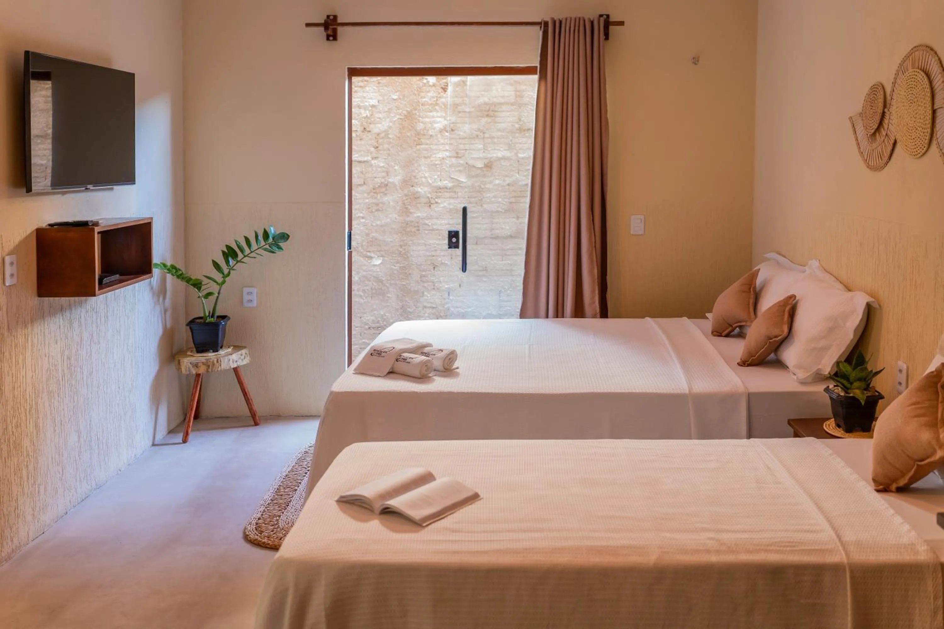 Bed in Pousada Rota do Kite Preá