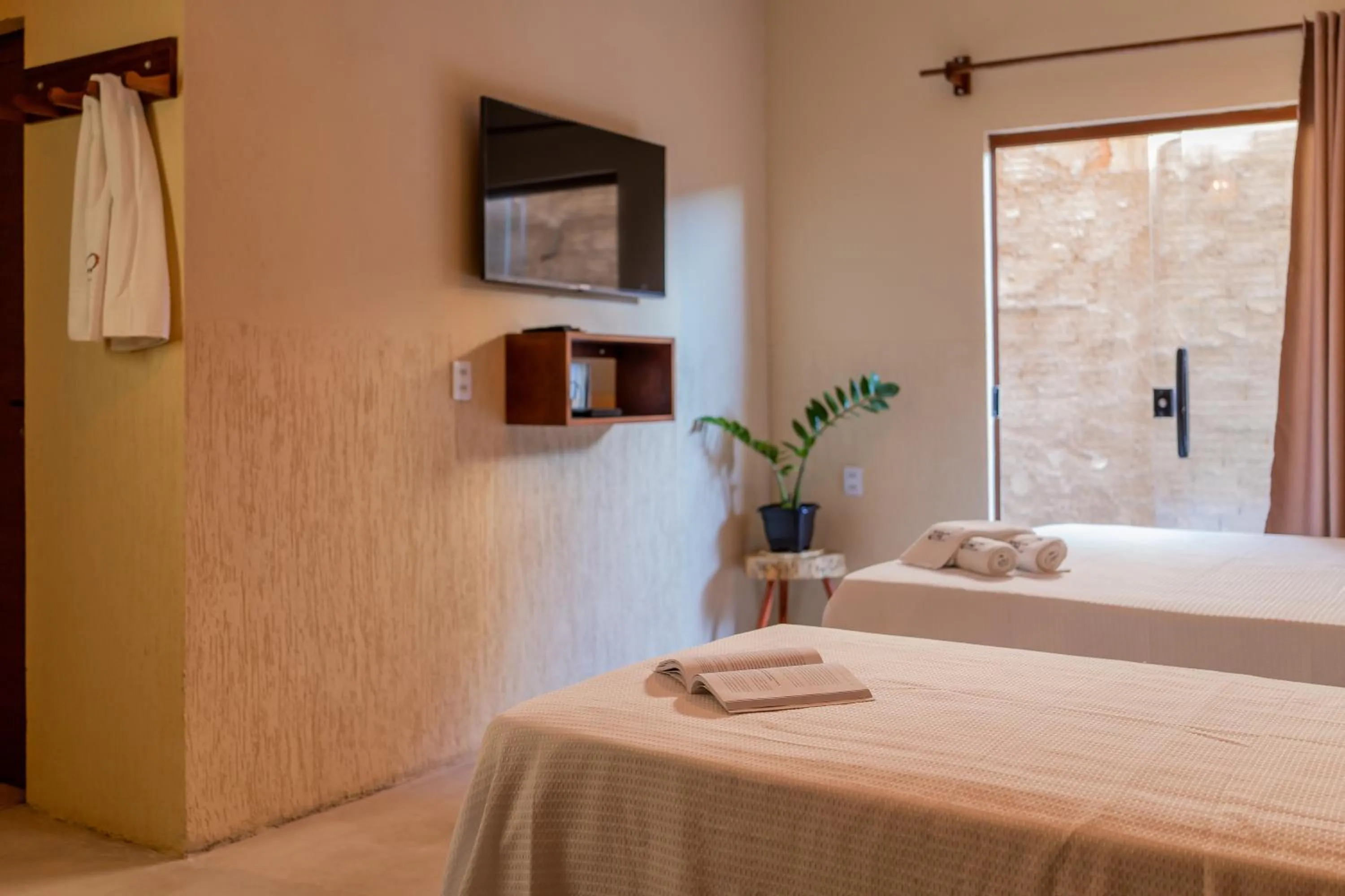 Bed in Pousada Rota do Kite Preá