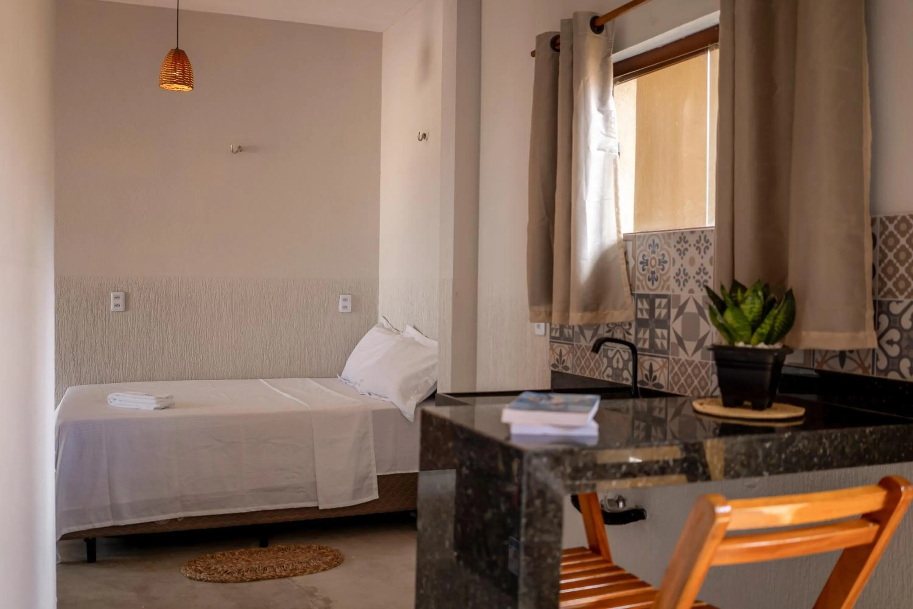 Bed in Pousada Rota do Kite Preá