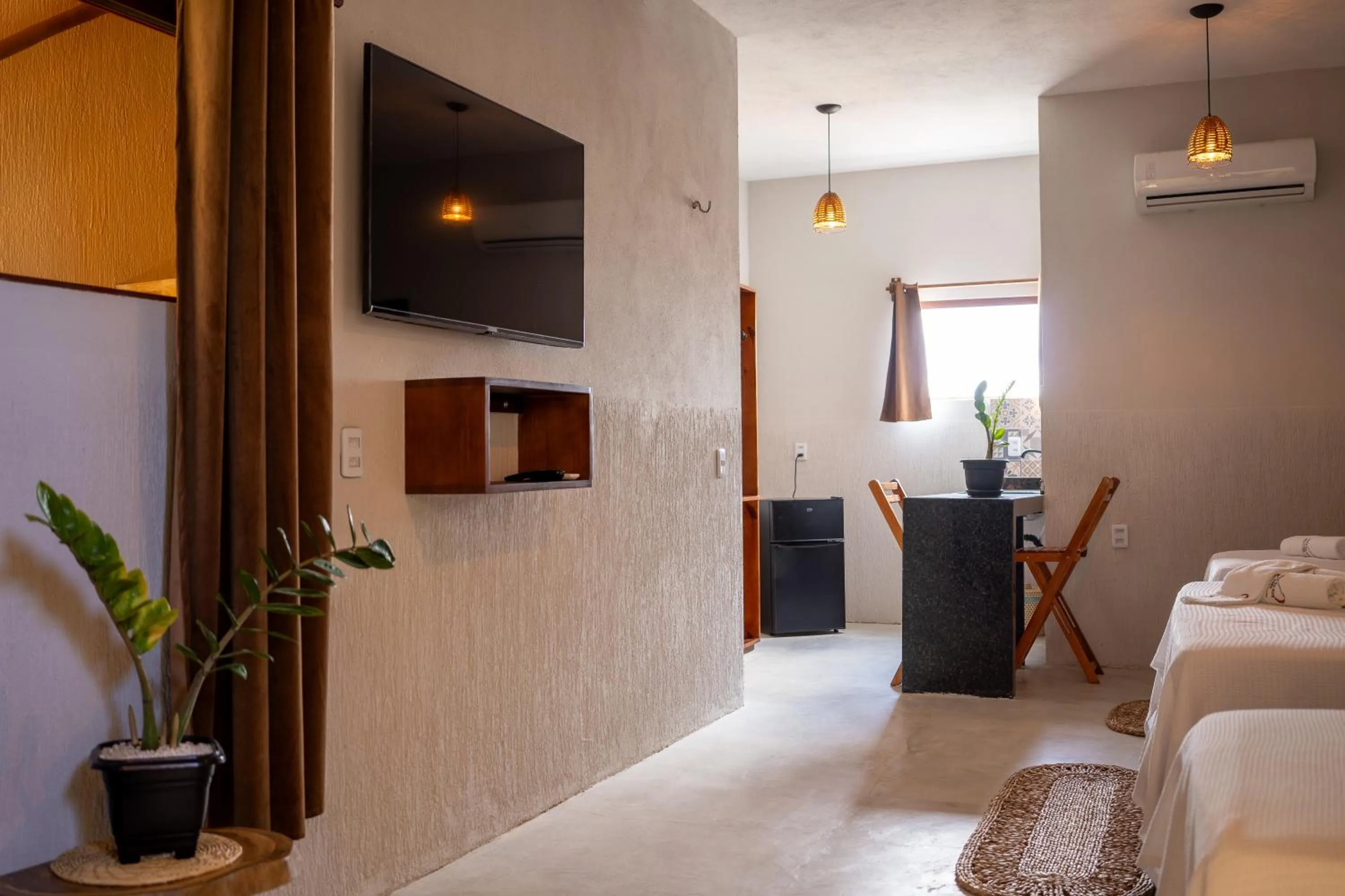 Bed in Pousada Rota do Kite Preá