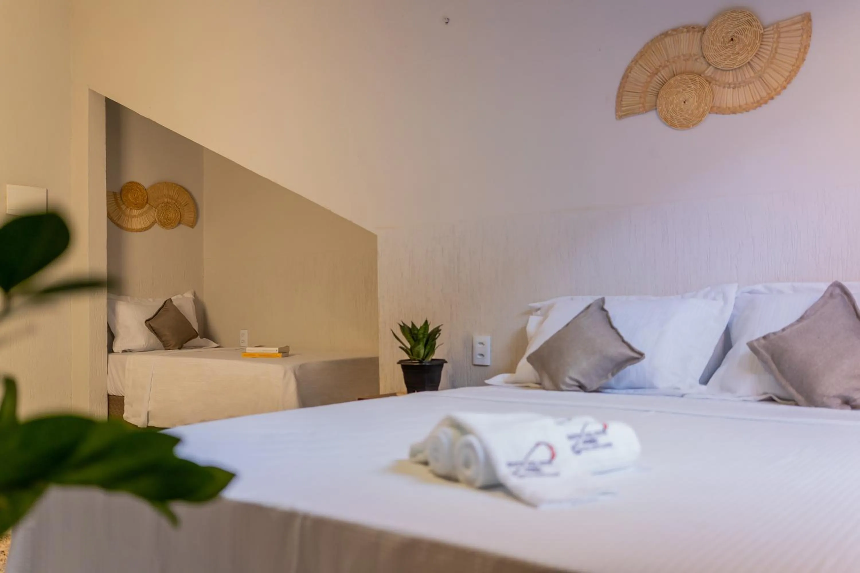 Bed in Pousada Rota do Kite Preá