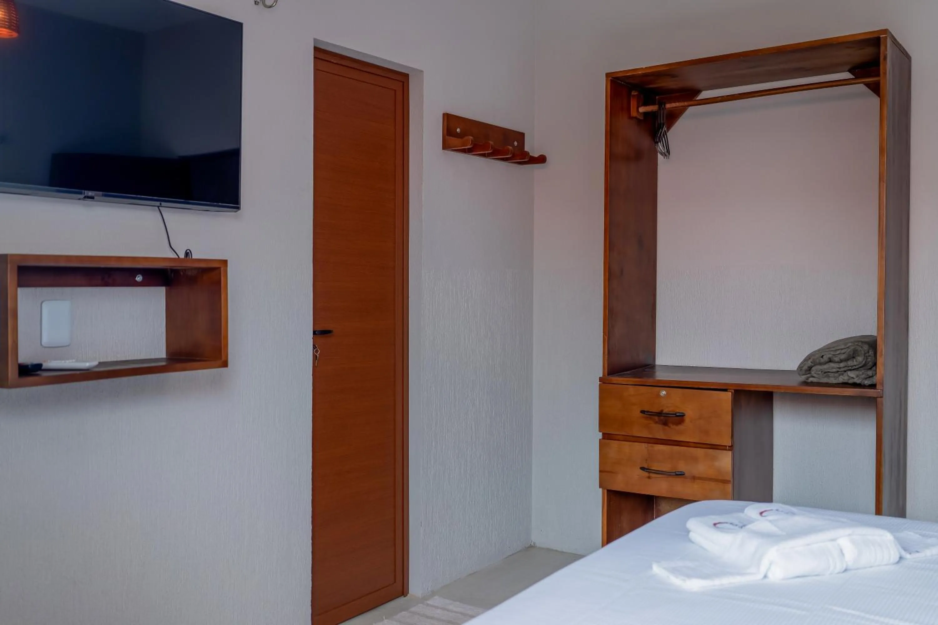 TV and multimedia, Bed in Pousada Rota do Kite Preá