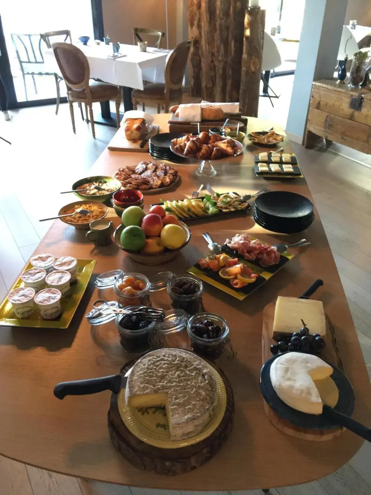 Buffet breakfast in Chalet Christine Buffet breakfast in Chalet Christine