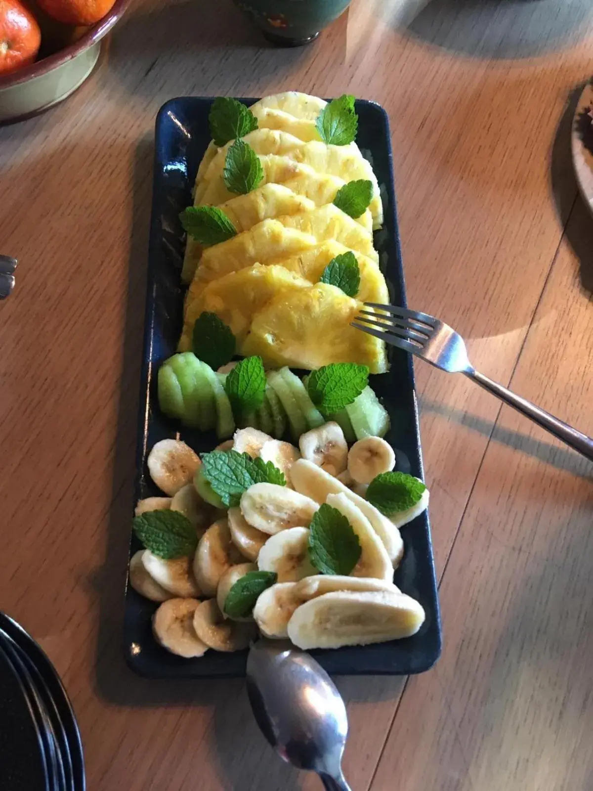 Buffet breakfast in Chalet Christine Buffet breakfast in Chalet Christine