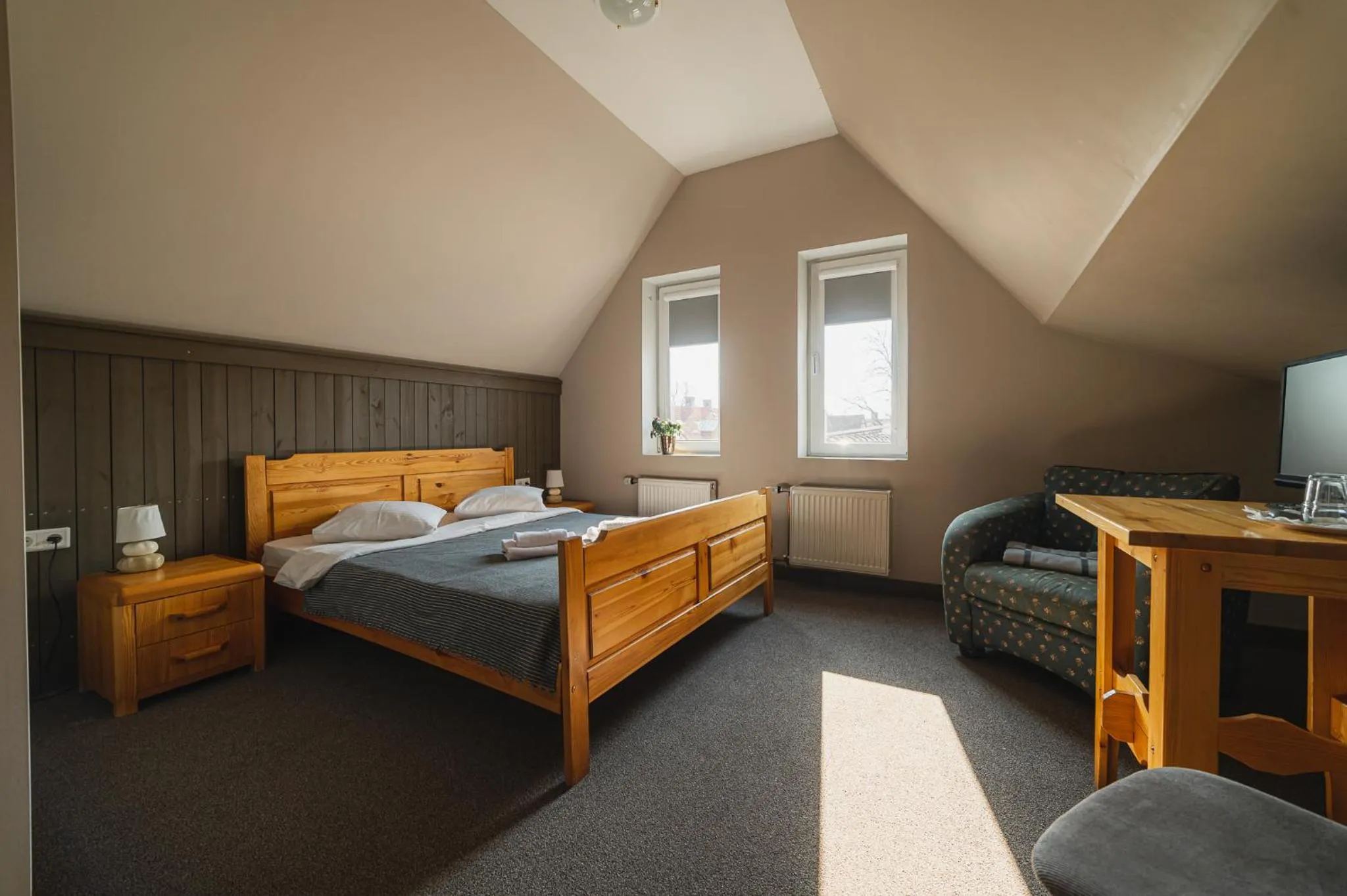 Bed in Jēkaba sēta