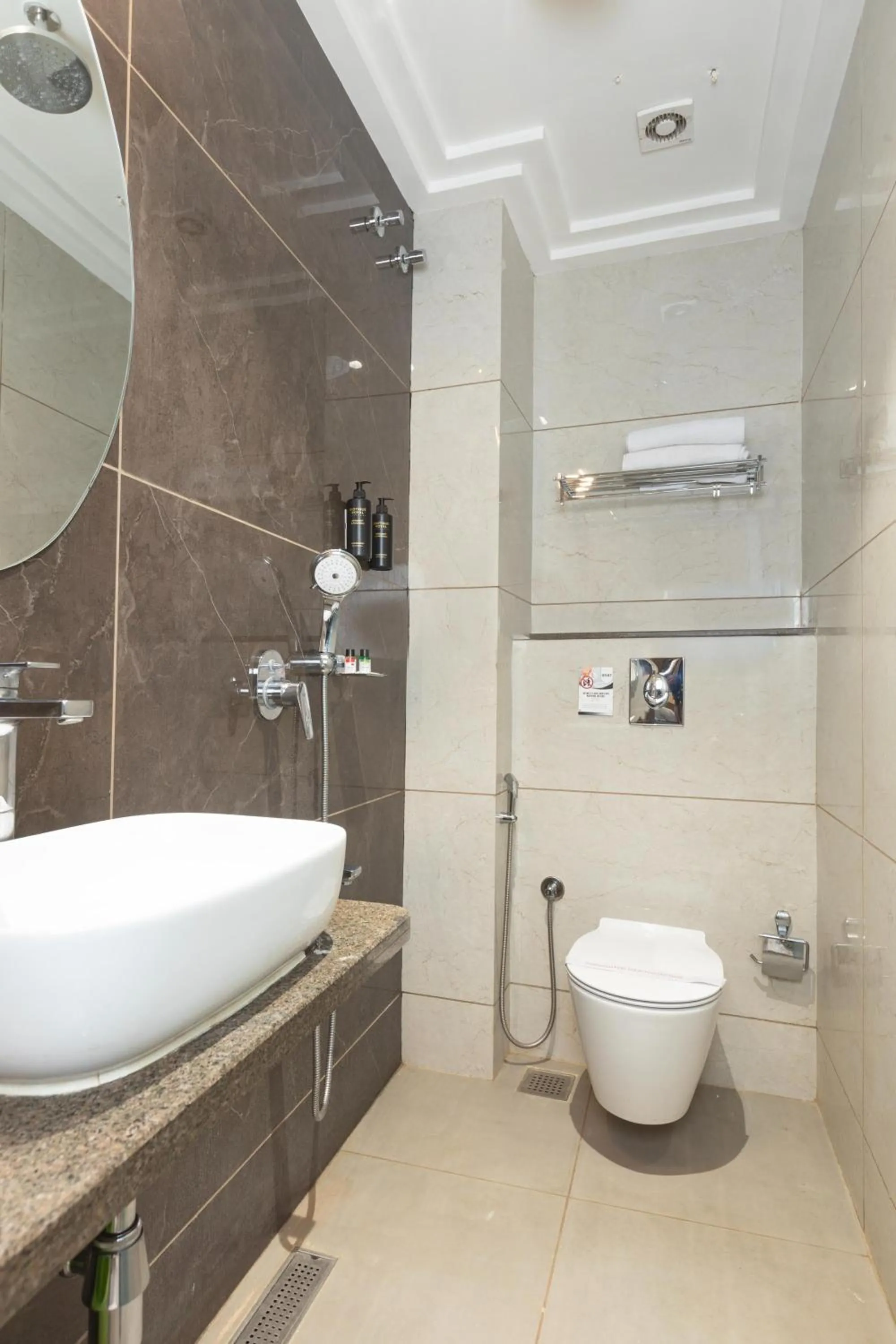 Toilet in asar hotel Varanasi