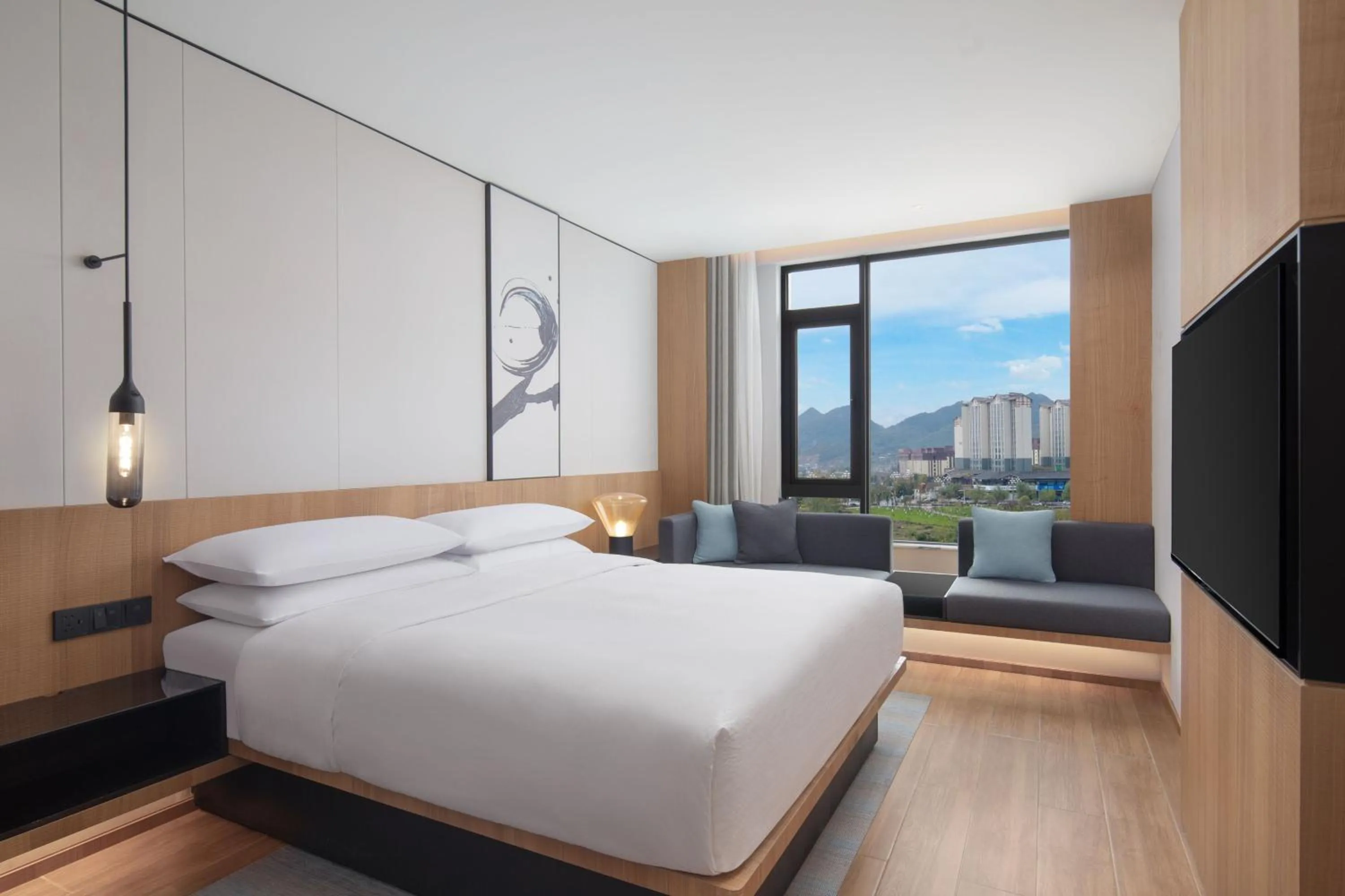 Bedroom, Bed in Fairfield by Marriott Bijie