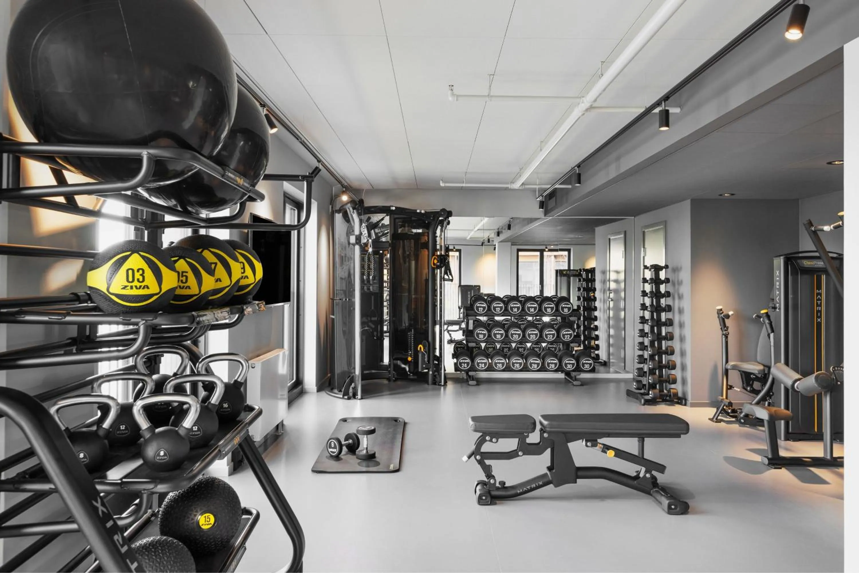 Fitness centre/facilities in Residence Inn by Marriott Copenhagen Nordhavn