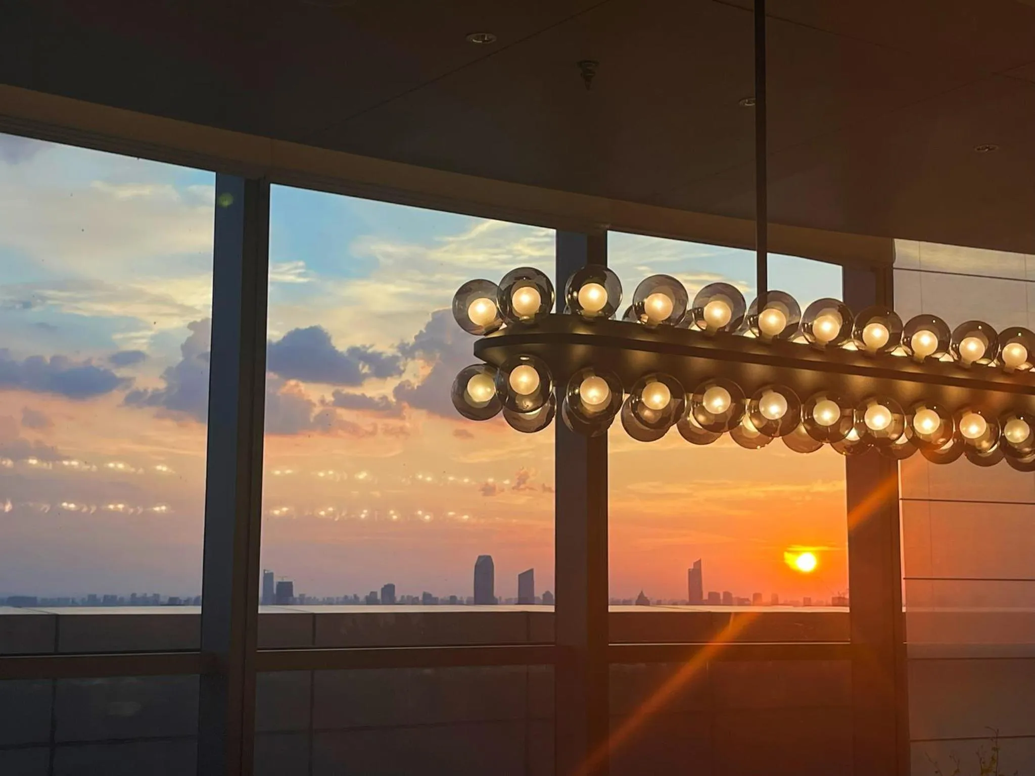 Balcony/Terrace in Wuhan Marriott Hotel Wuchang
