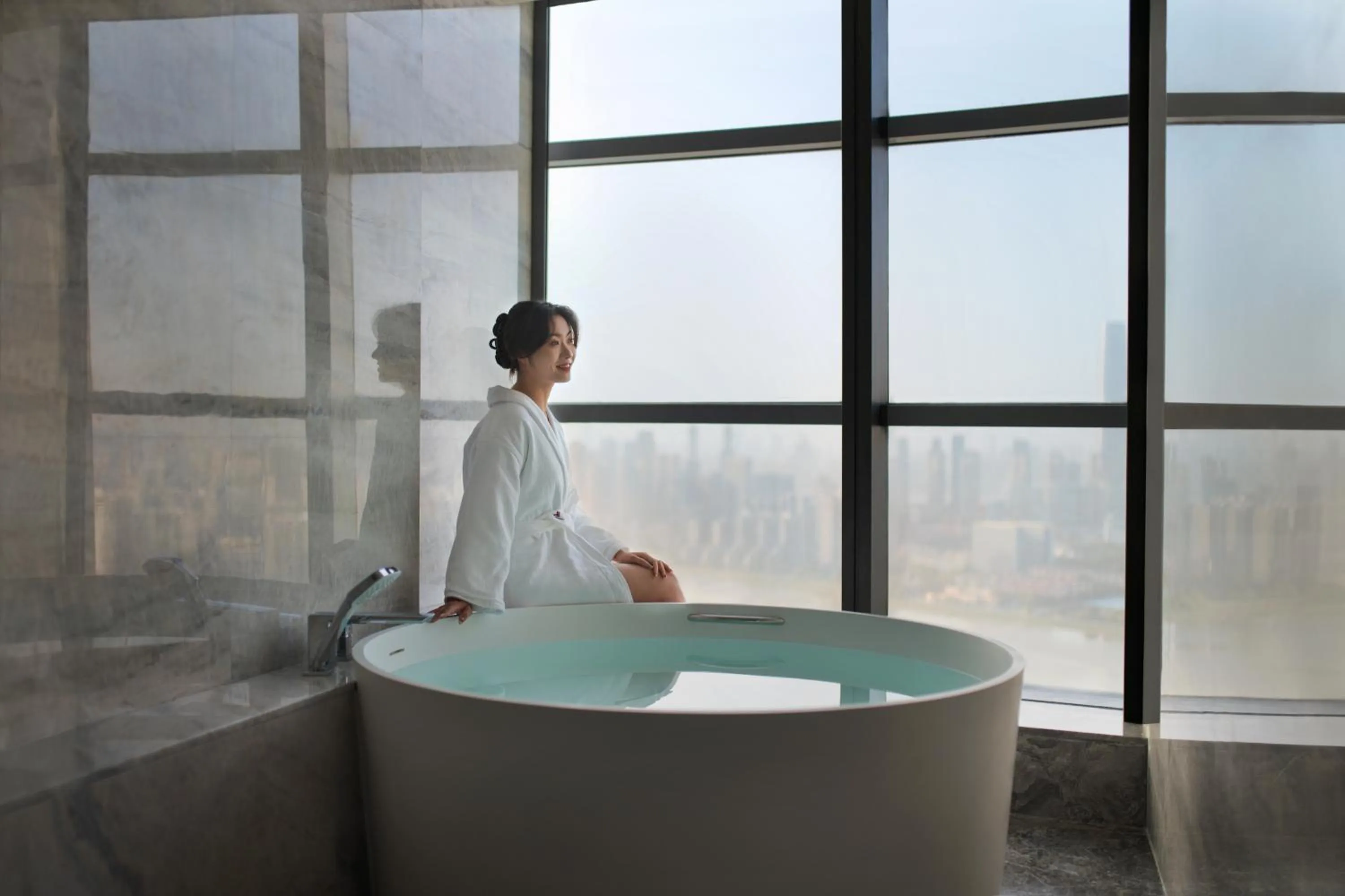 Toilet in Wuhan Marriott Hotel Wuchang