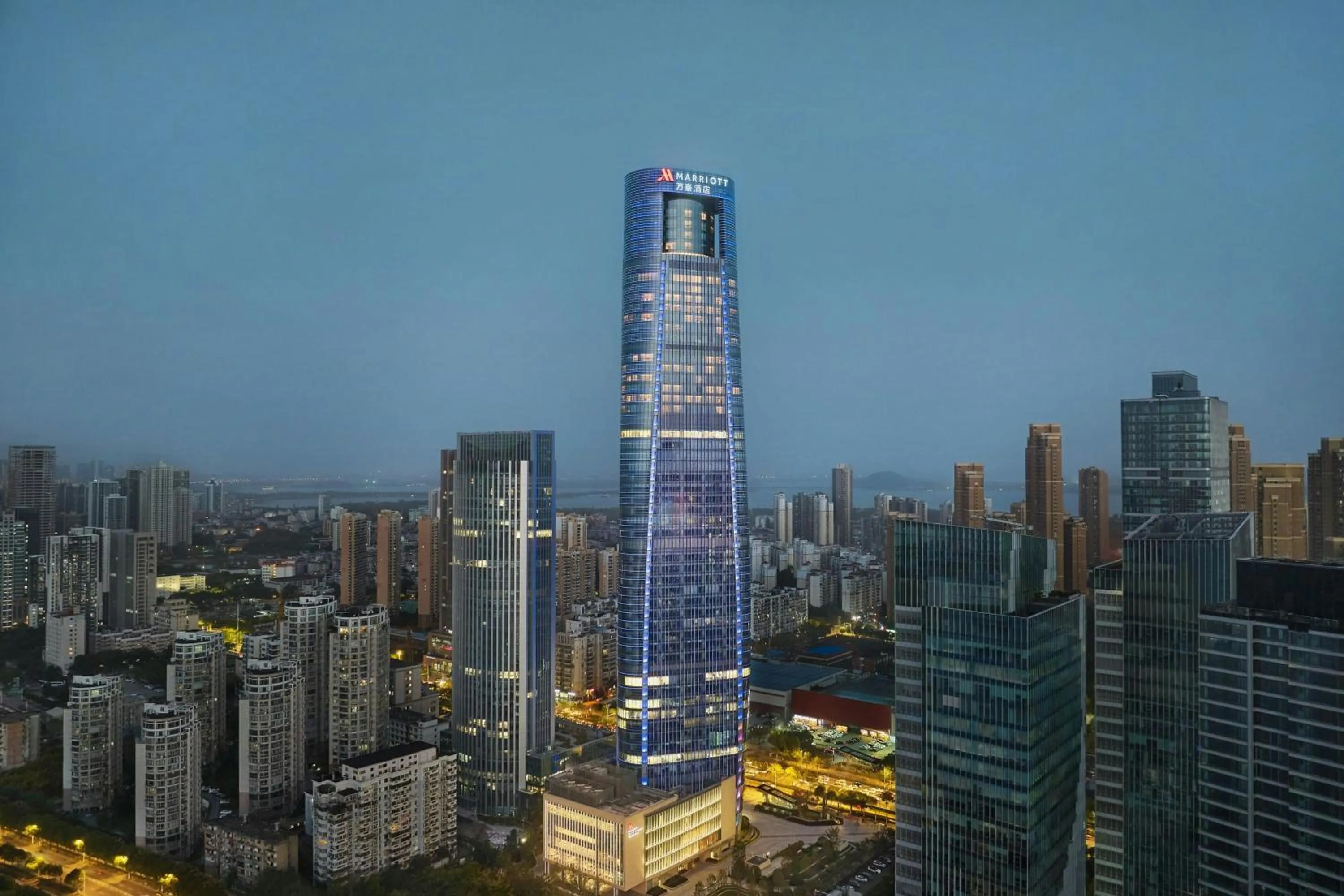 View (from property/room) in Wuhan Marriott Hotel Wuchang