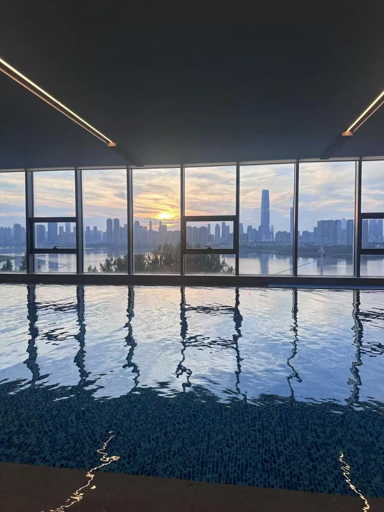 Swimming pool in Wuhan Marriott Hotel Wuchang