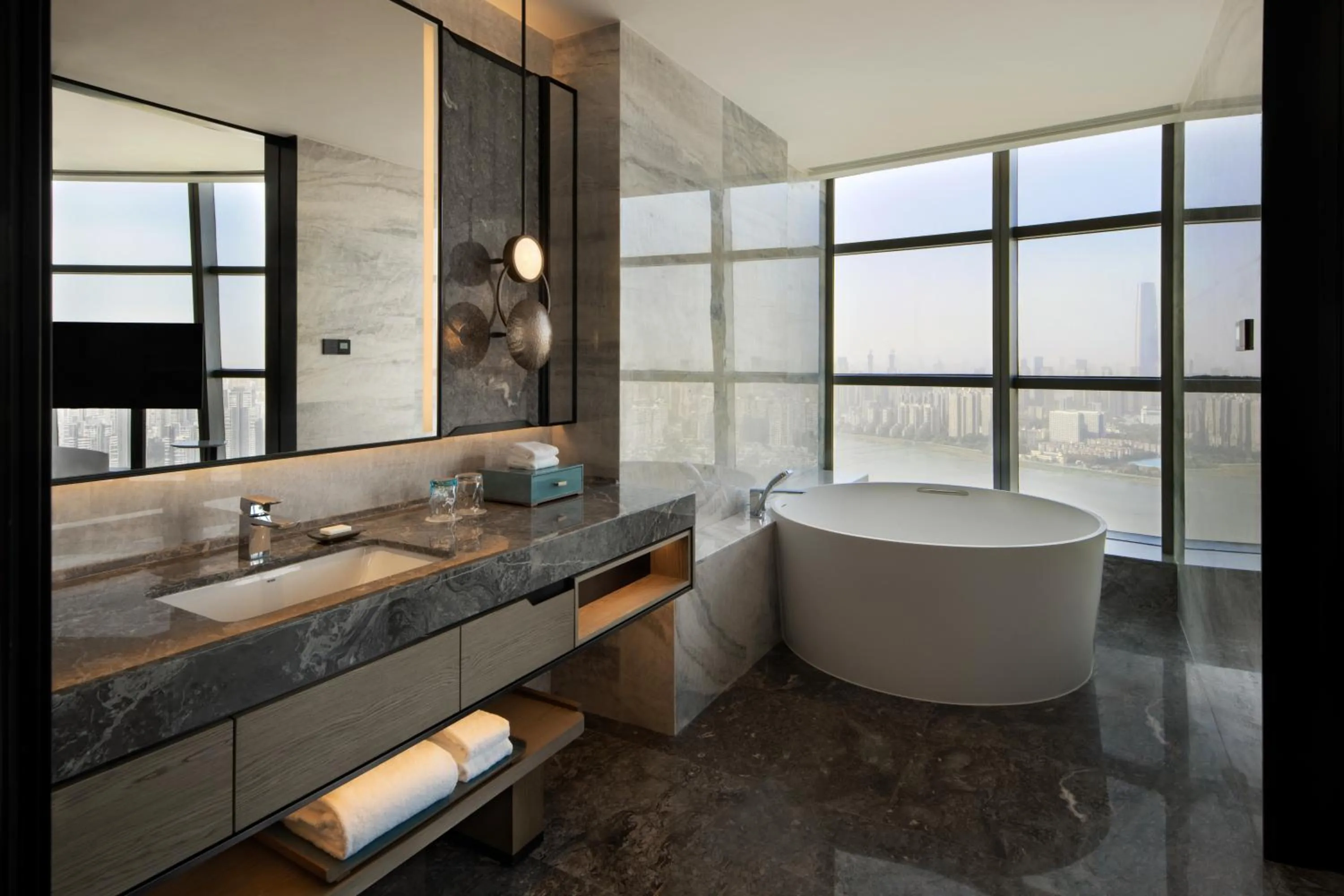 Toilet in Wuhan Marriott Hotel Wuchang