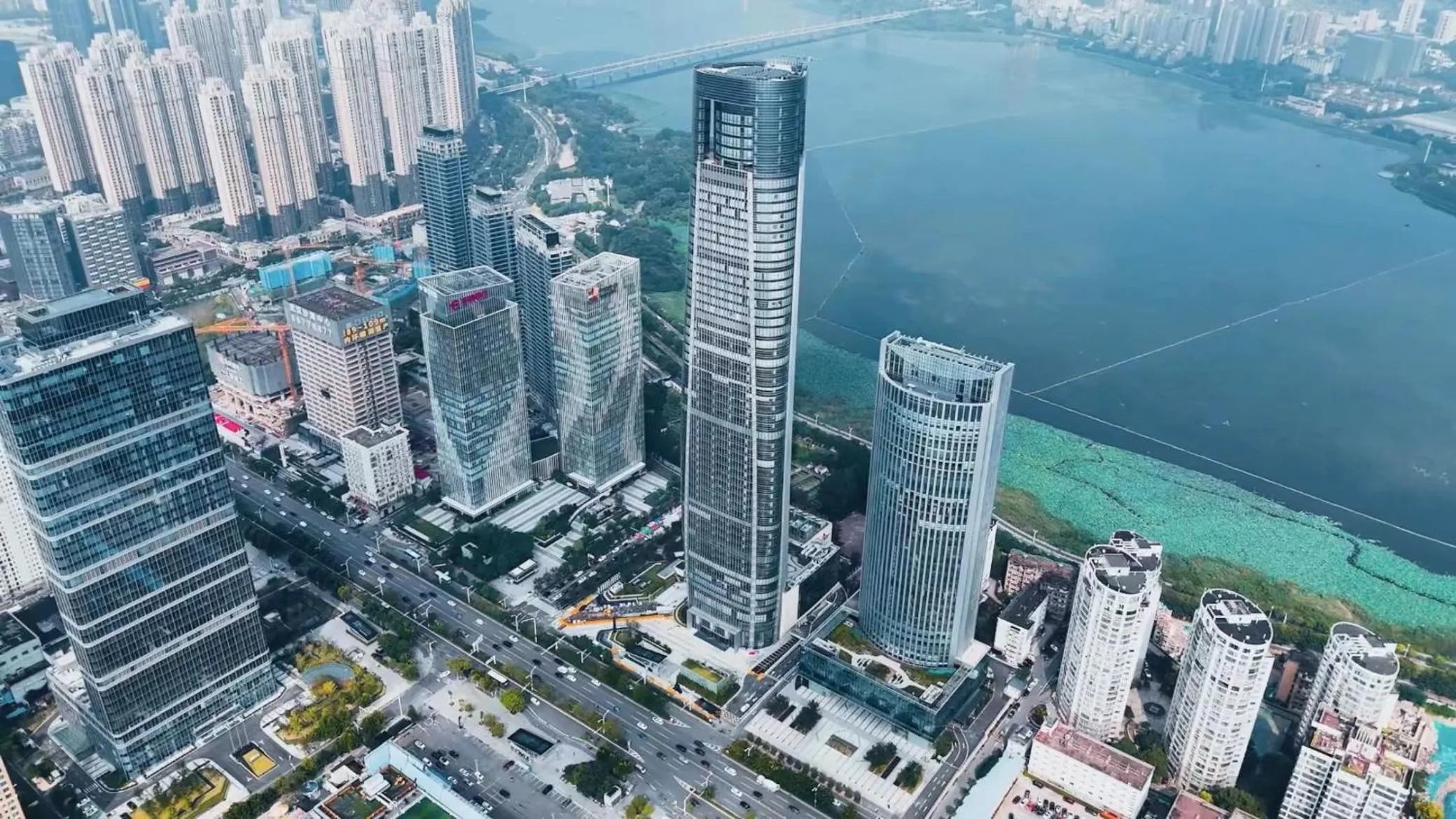 Landmark view in Wuhan Marriott Hotel Wuchang