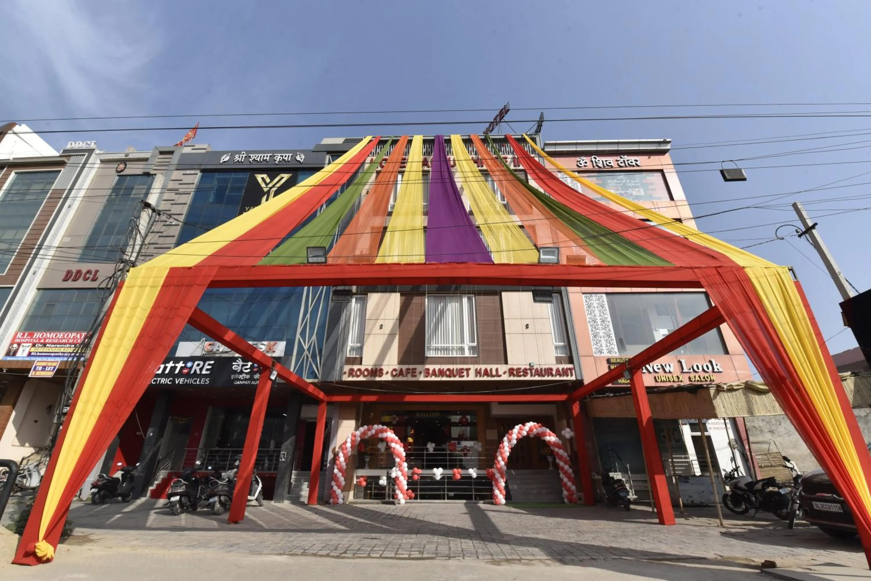 Facade/entrance in Hotel Anju Shree Inn-Near Jaipur Airport Terminal 1
