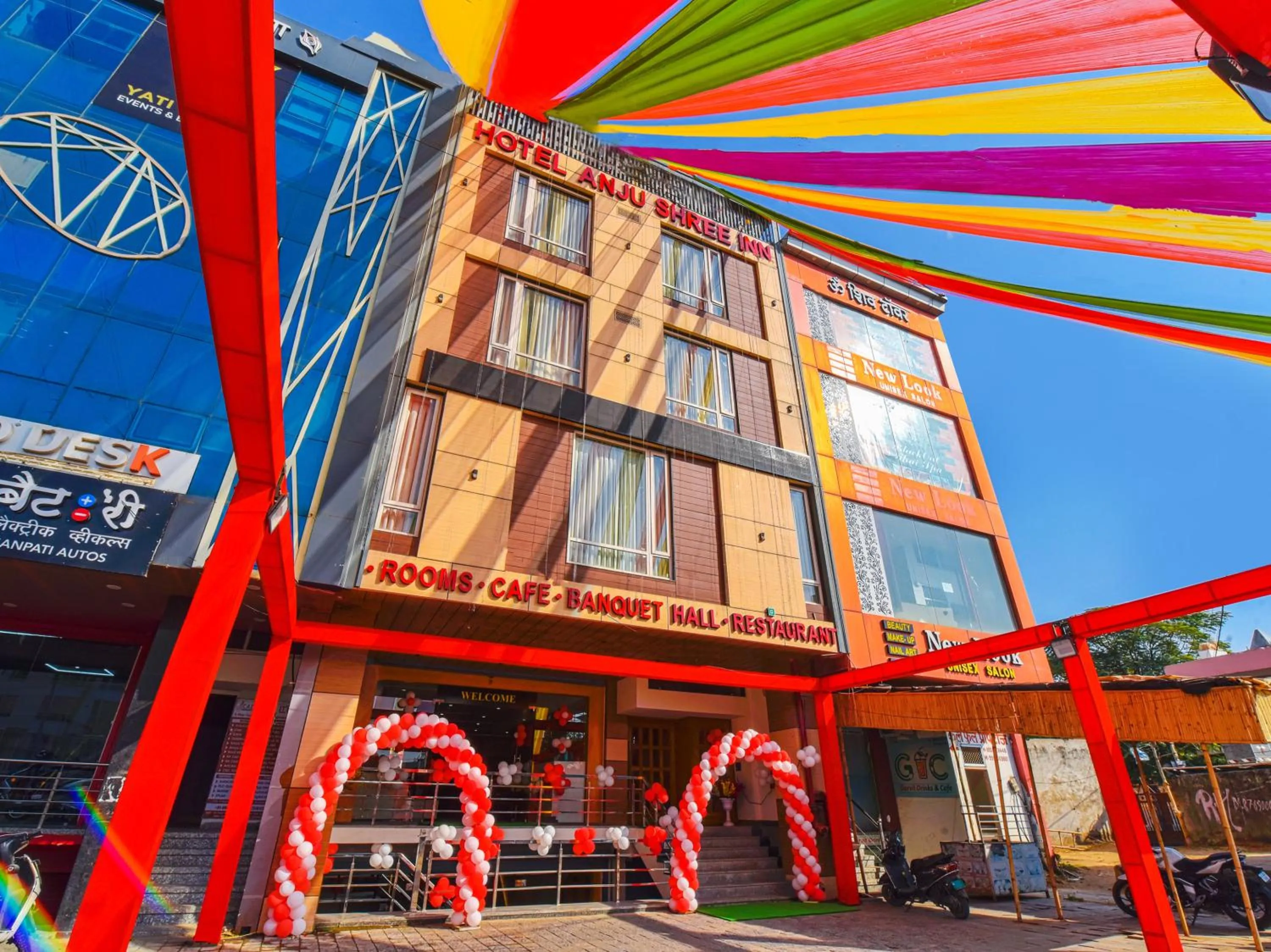 Facade/entrance in Hotel Anju Shree Inn-Near Jaipur Airport Terminal 1