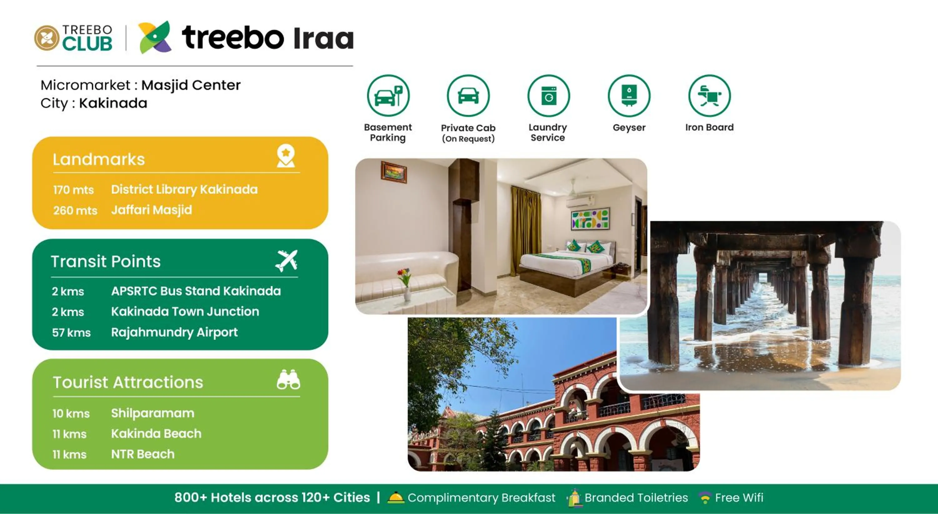 Treebo Iraa, 5 Minutes From Railway Station