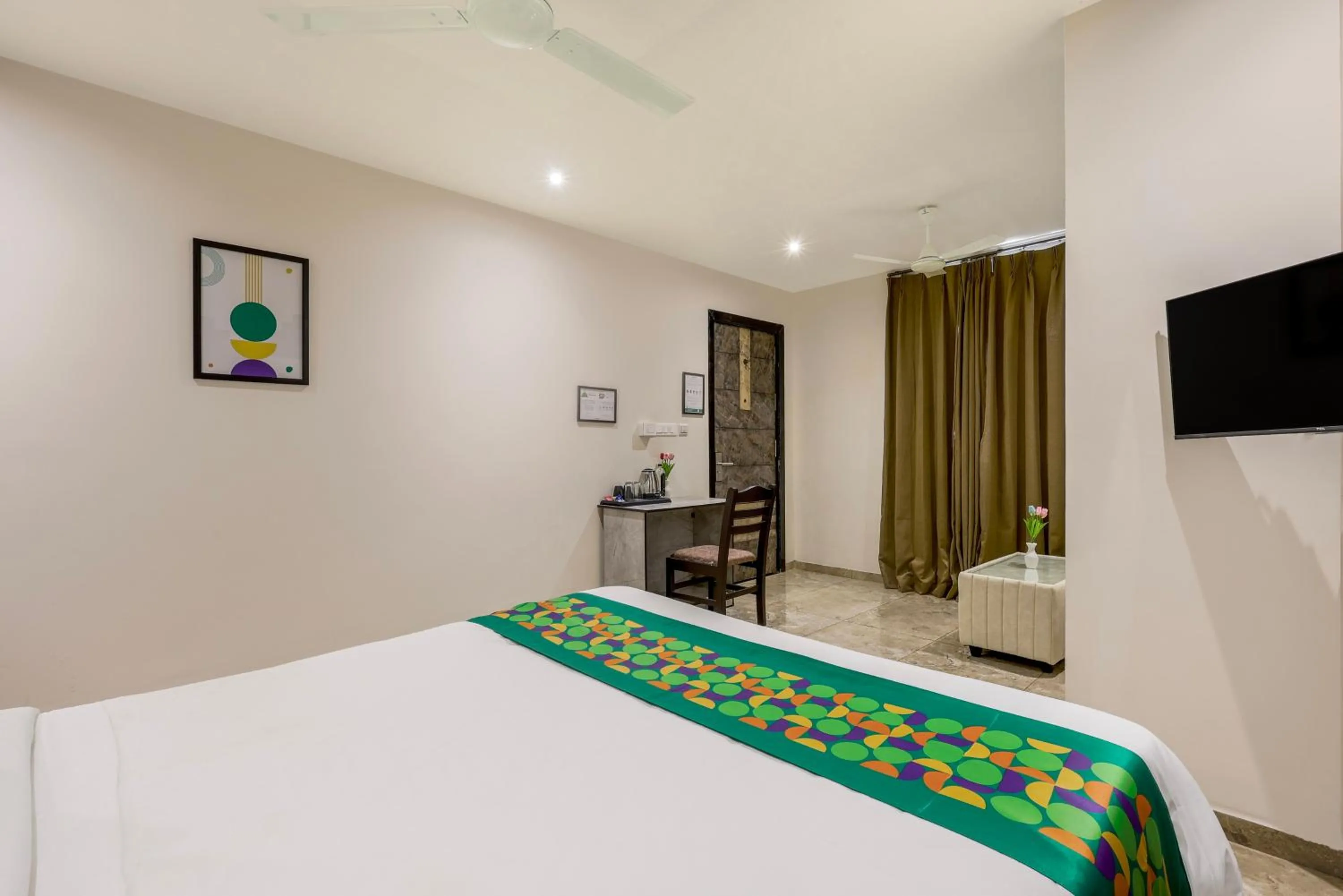 Bedroom, Bed in Treebo Iraa, 5 Minutes From Railway Station