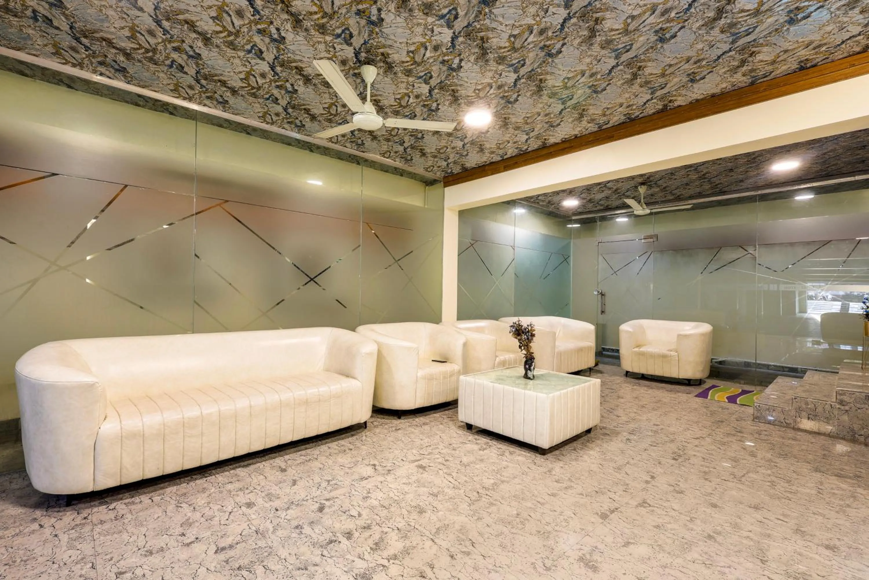 Seating area in Treebo Iraa, 5 Minutes From Railway Station