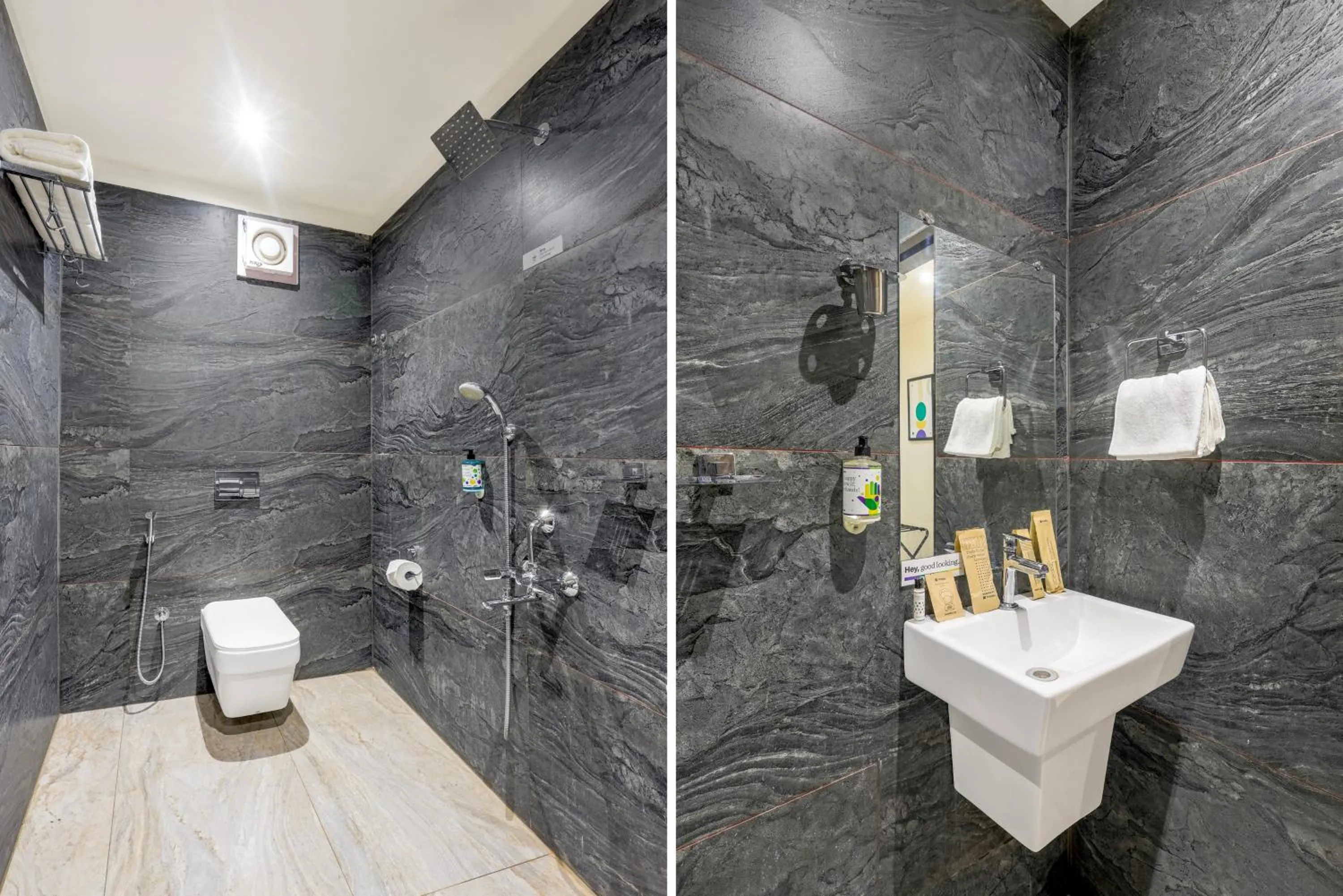Bathroom in Treebo Iraa, 5 Minutes From Railway Station