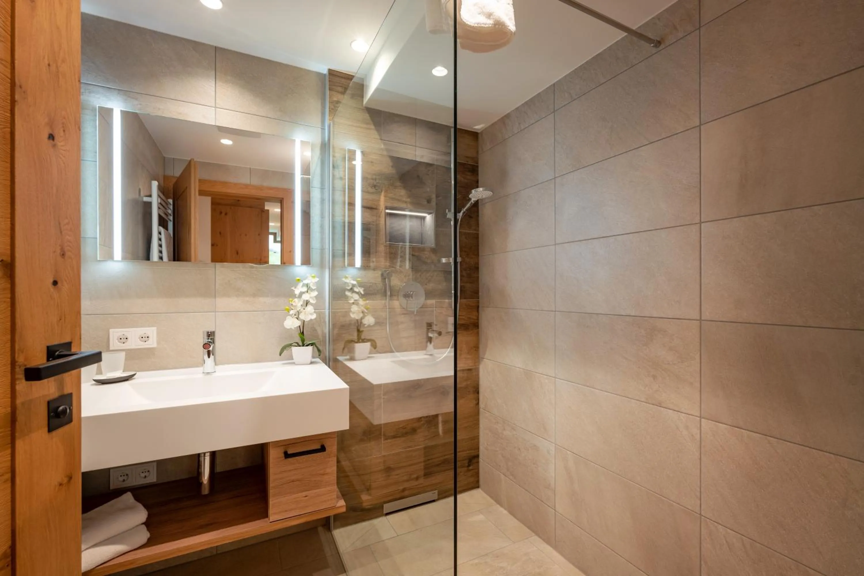 Bathroom in Hotel Pension Alpengruß