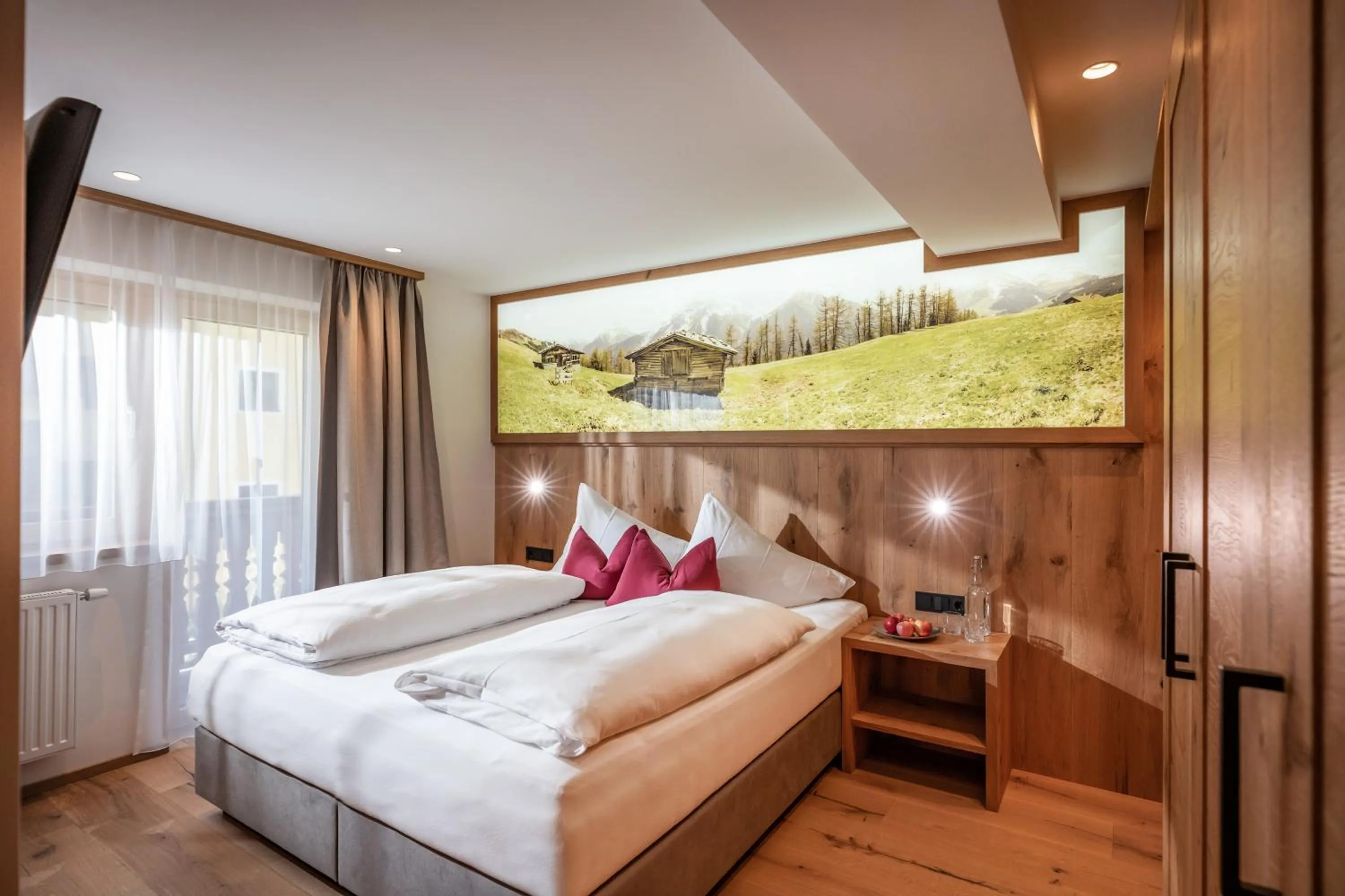 Bedroom, Bed in Hotel Pension Alpengruß