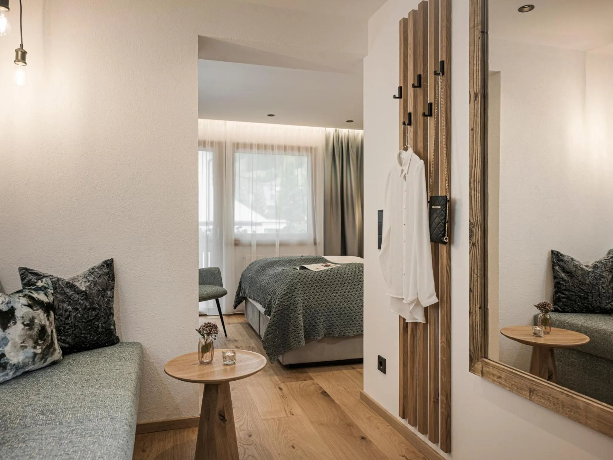 Photo of the whole room, Bed in Hotel Pension Alpengruß