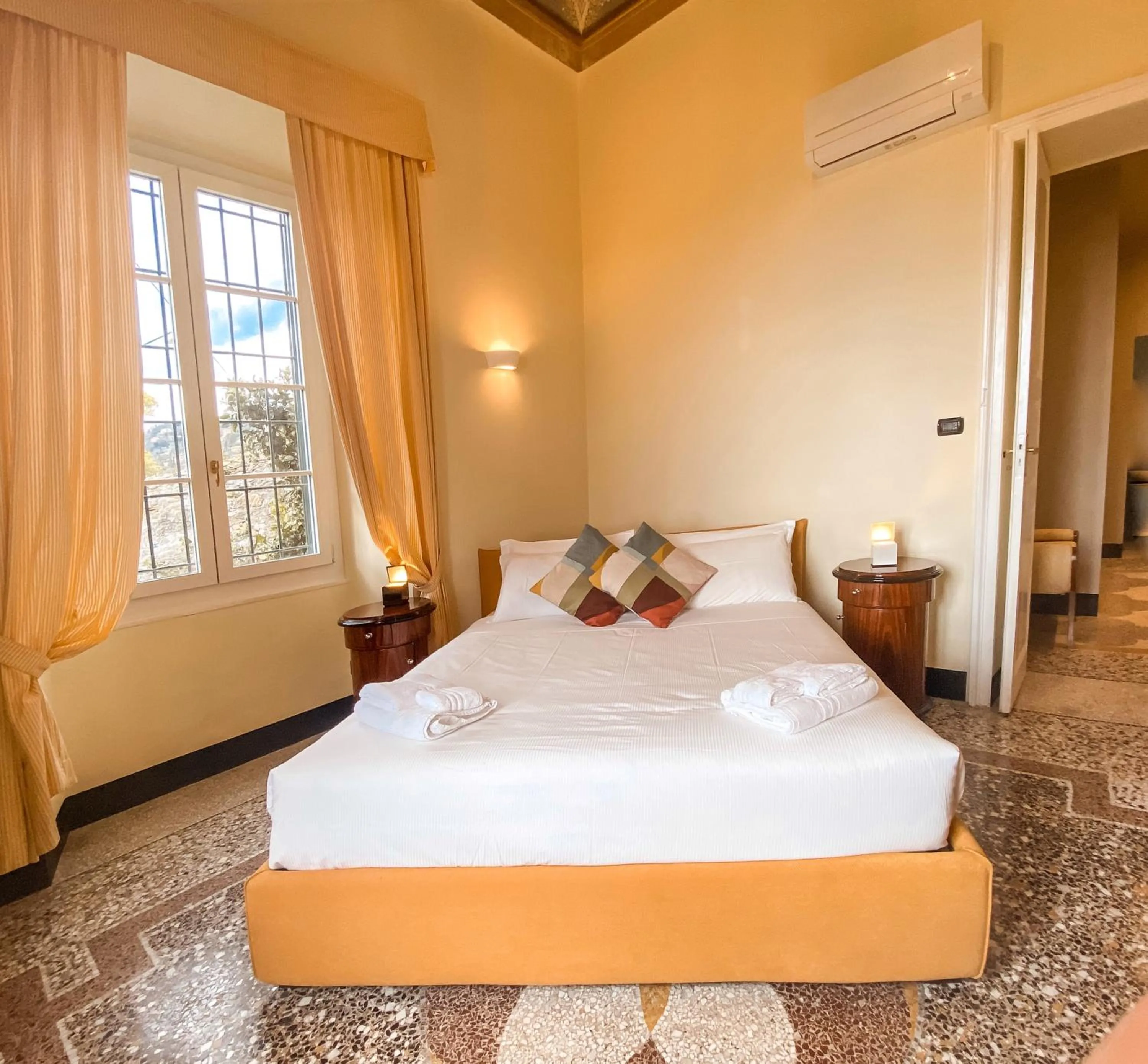 Bedroom, Bed in Villa Gelsomino Exclusive House Adult Only